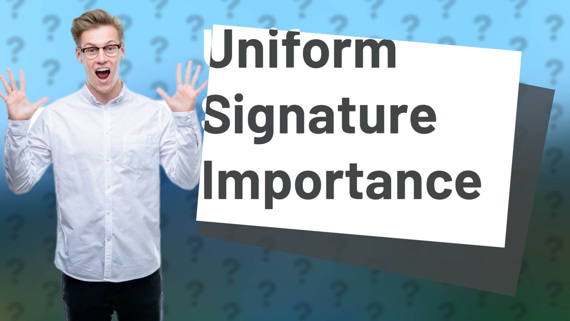 Uniform Signature Importance