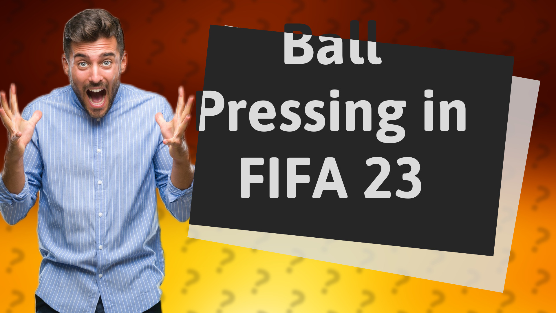 Ball Pressing in FIFA 23