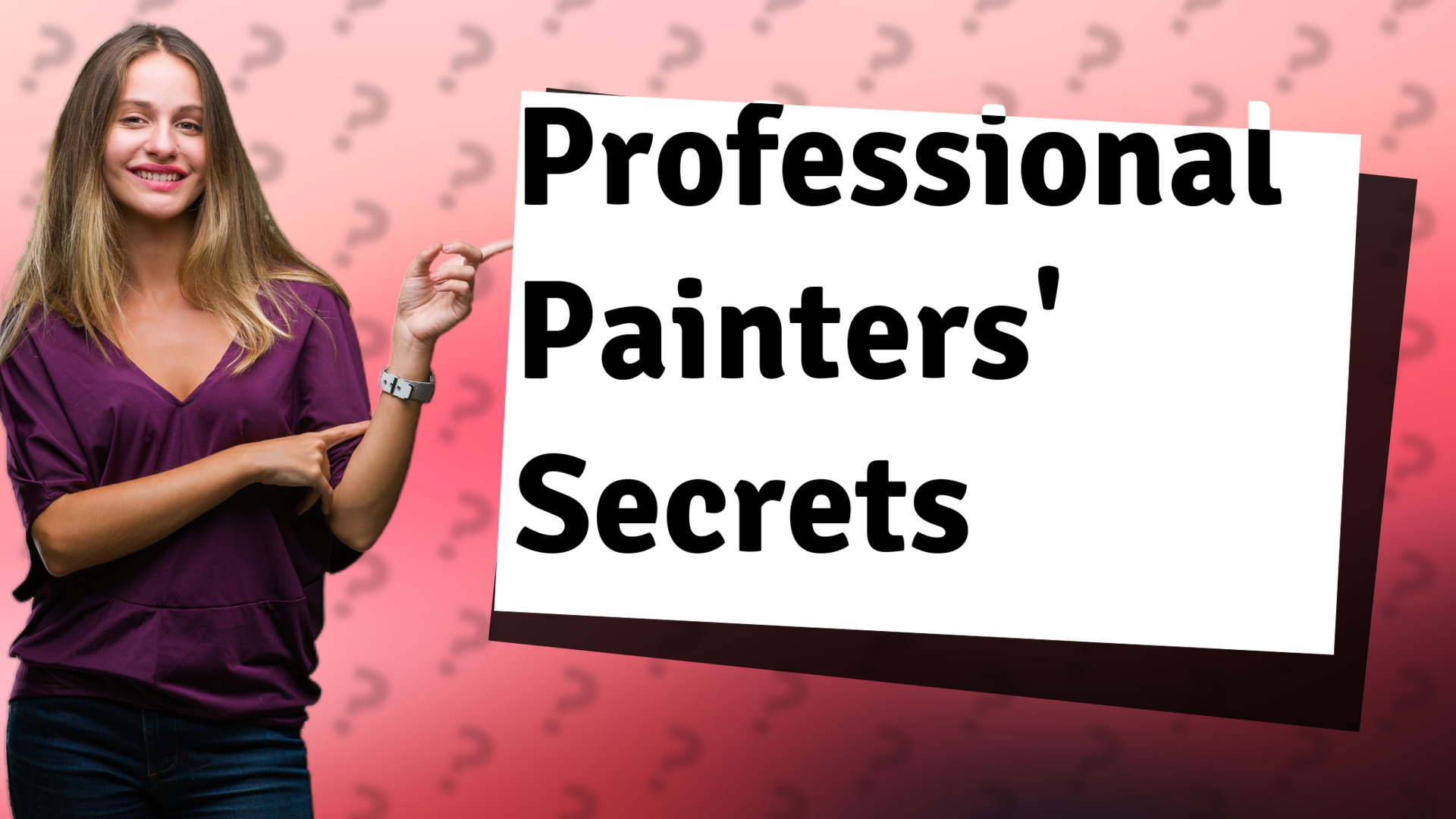 Professional Painters' Secrets
