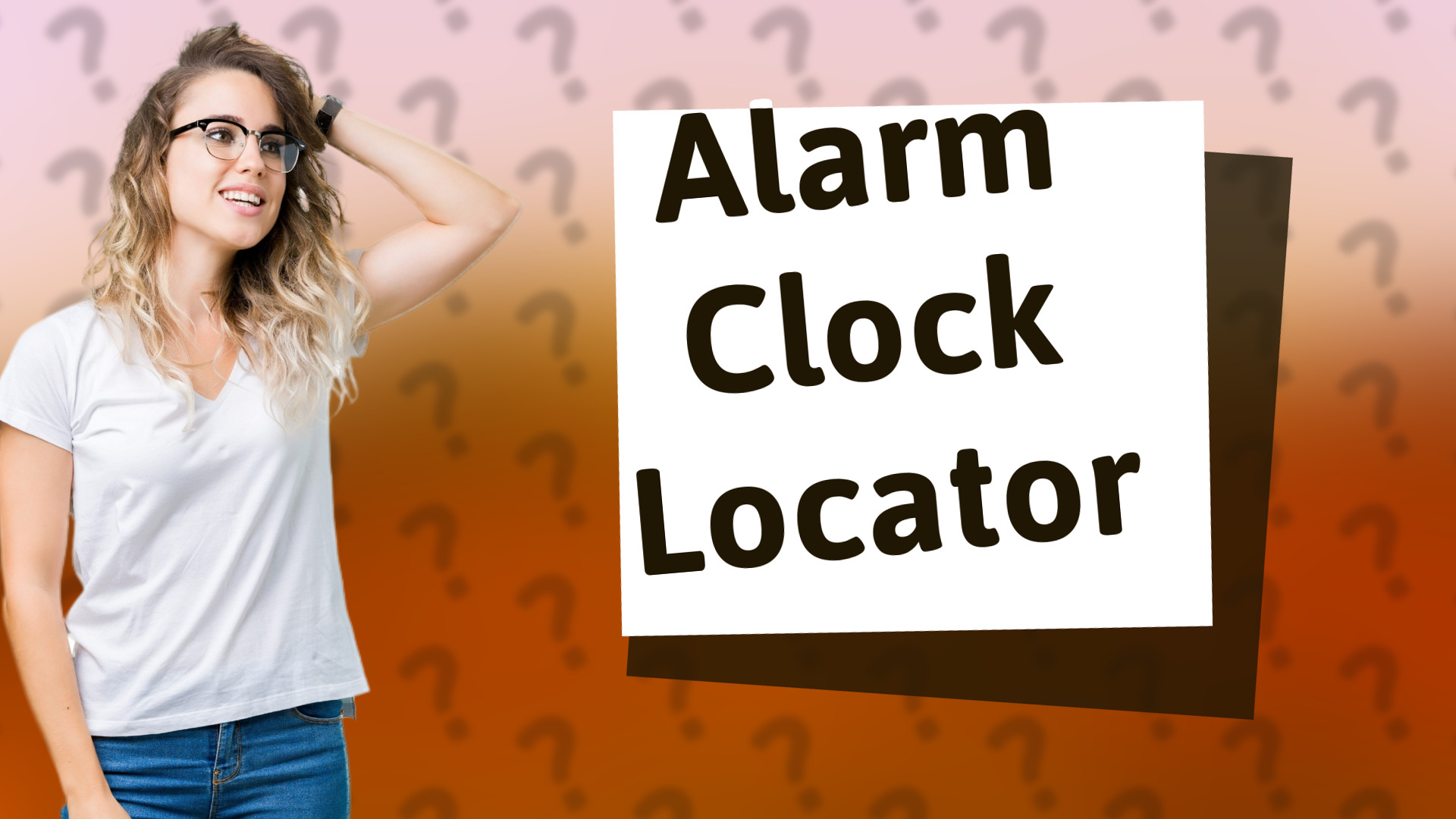 Alarm Clock Locator