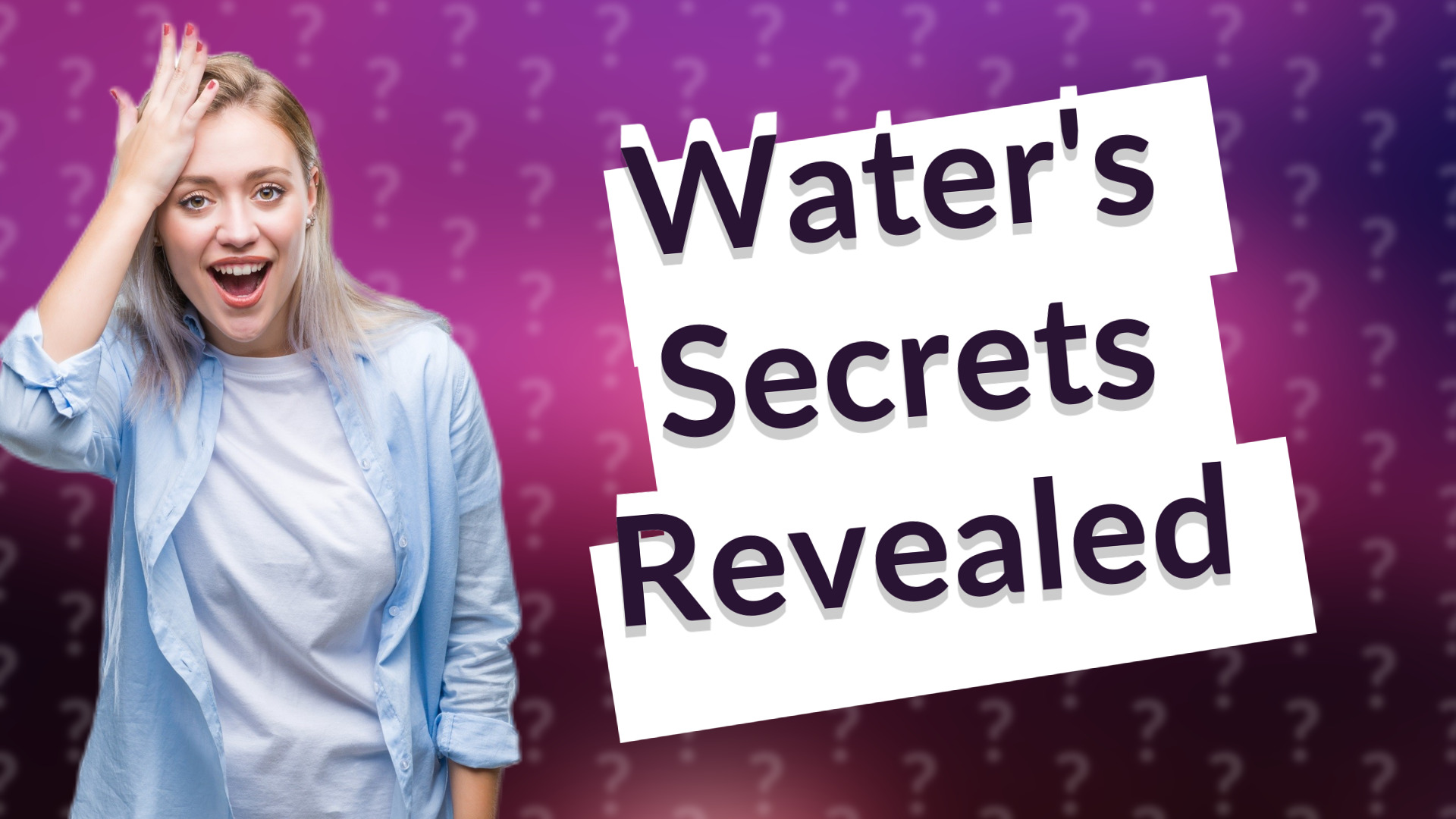 Water's Secrets Revealed