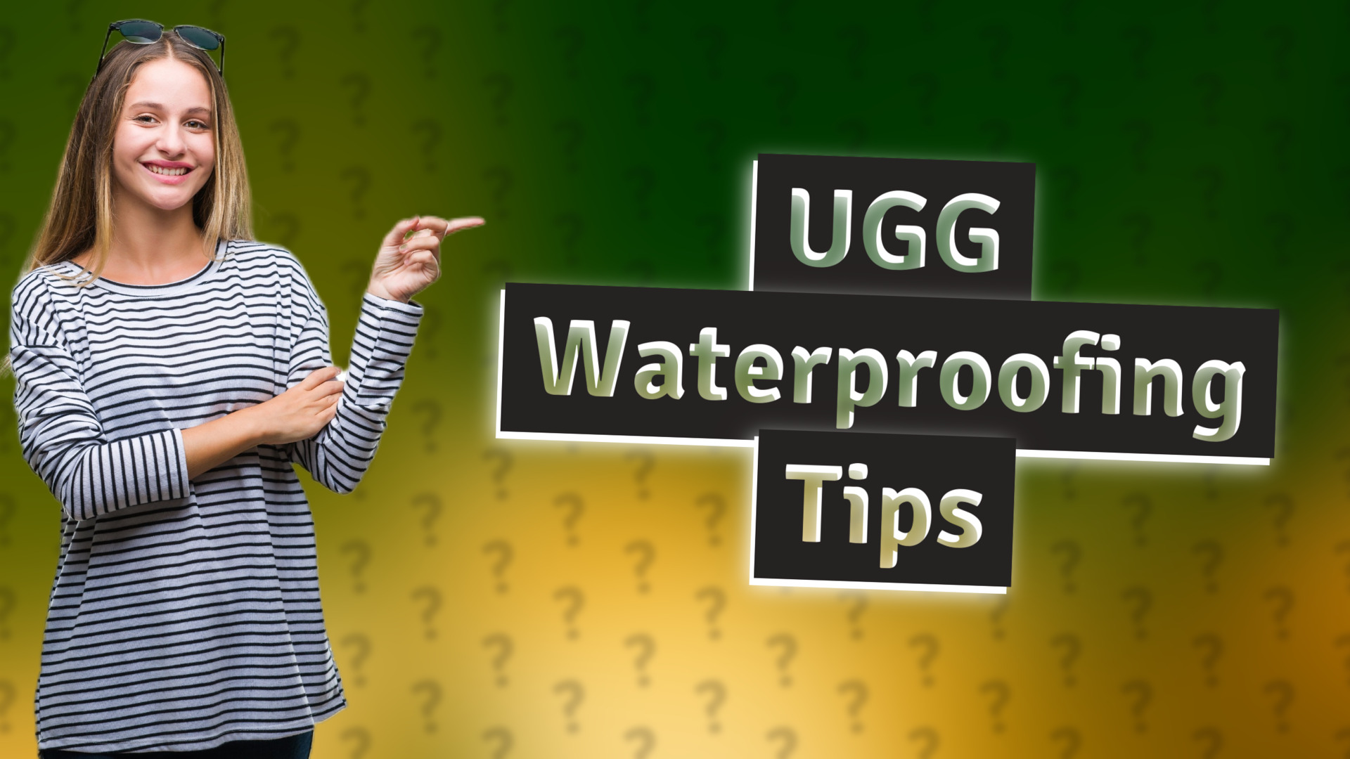 UGG Waterproofing Tips