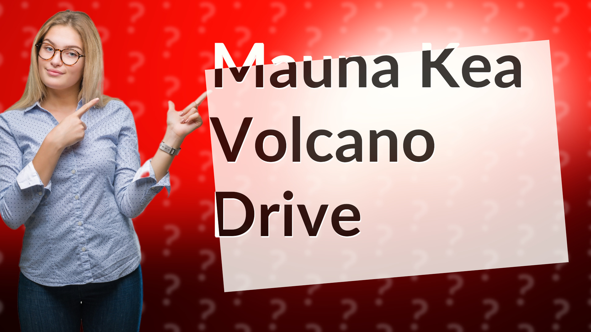 Mauna Kea Volcano Drive