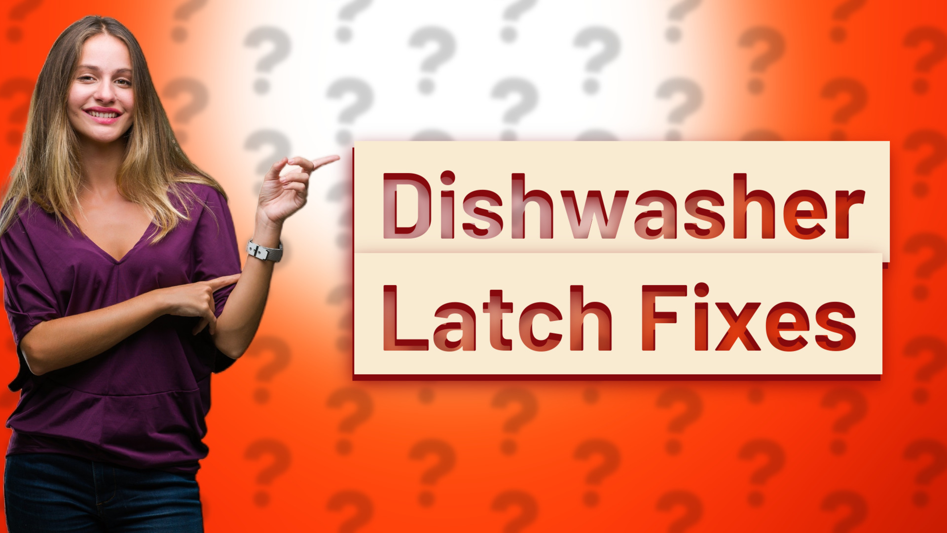 Dishwasher Latch Fixes