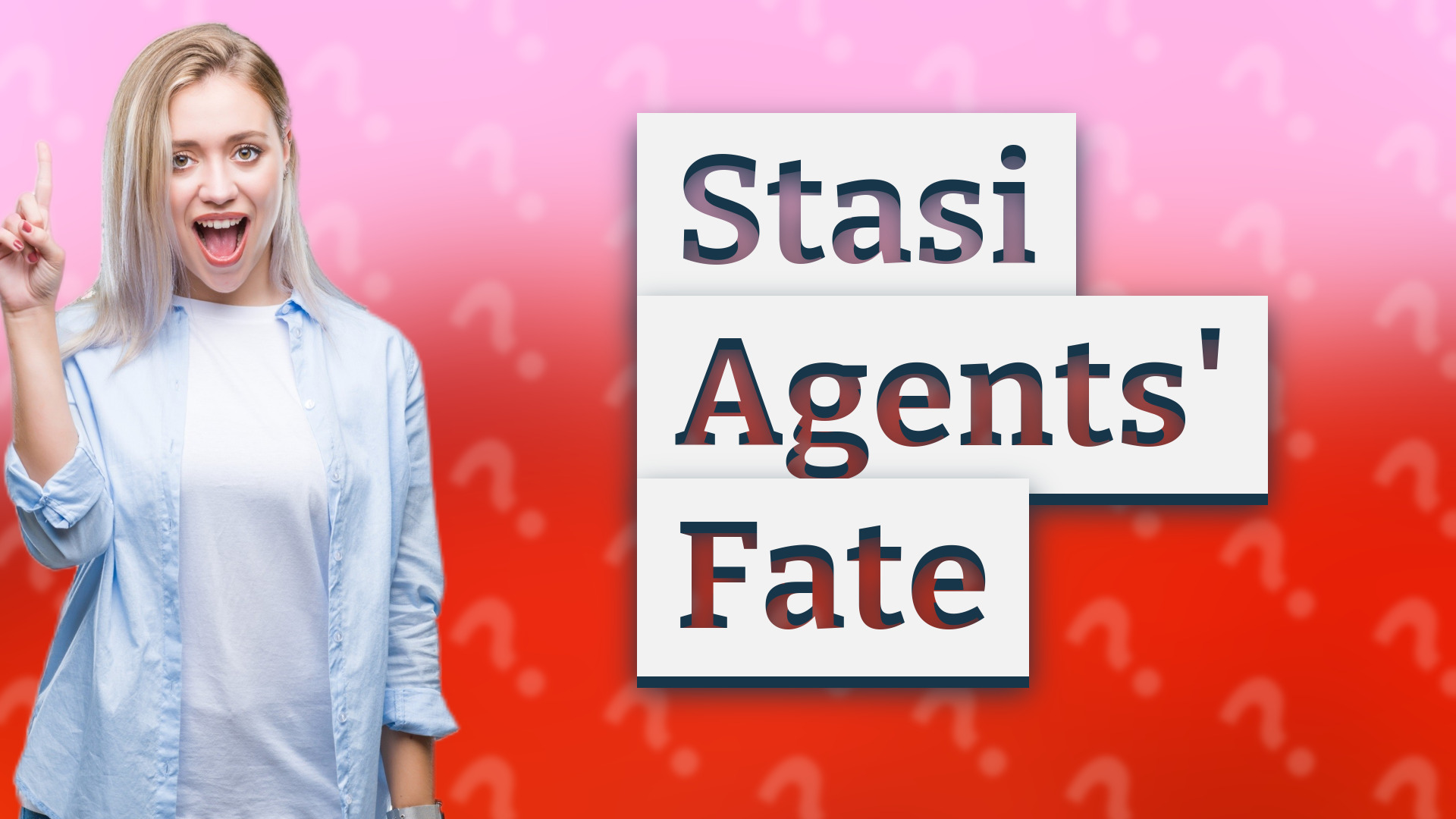 Stasi Agents' Fate