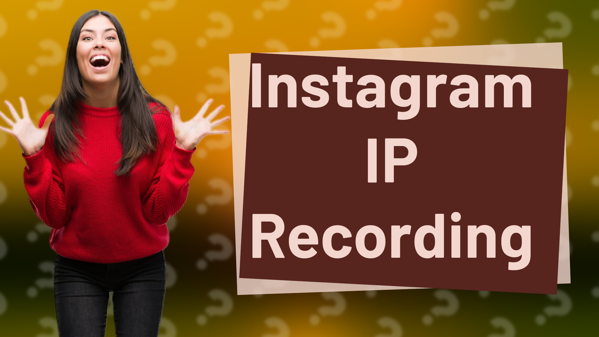 Instagram IP Recording