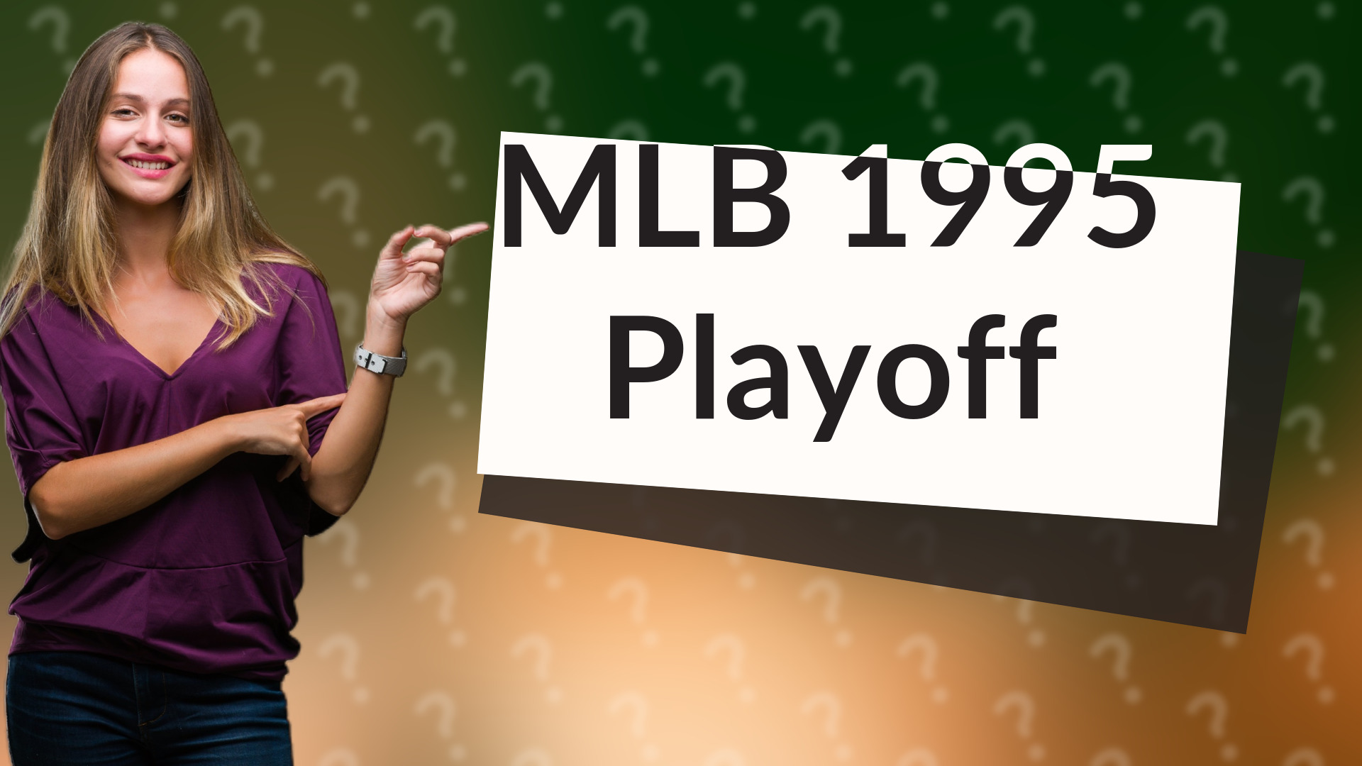 MLB 1995 Playoff
