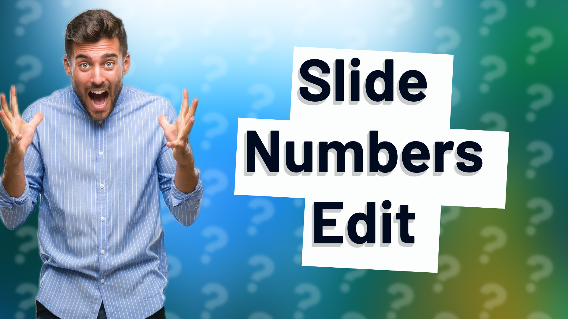 Slide Numbers Edit