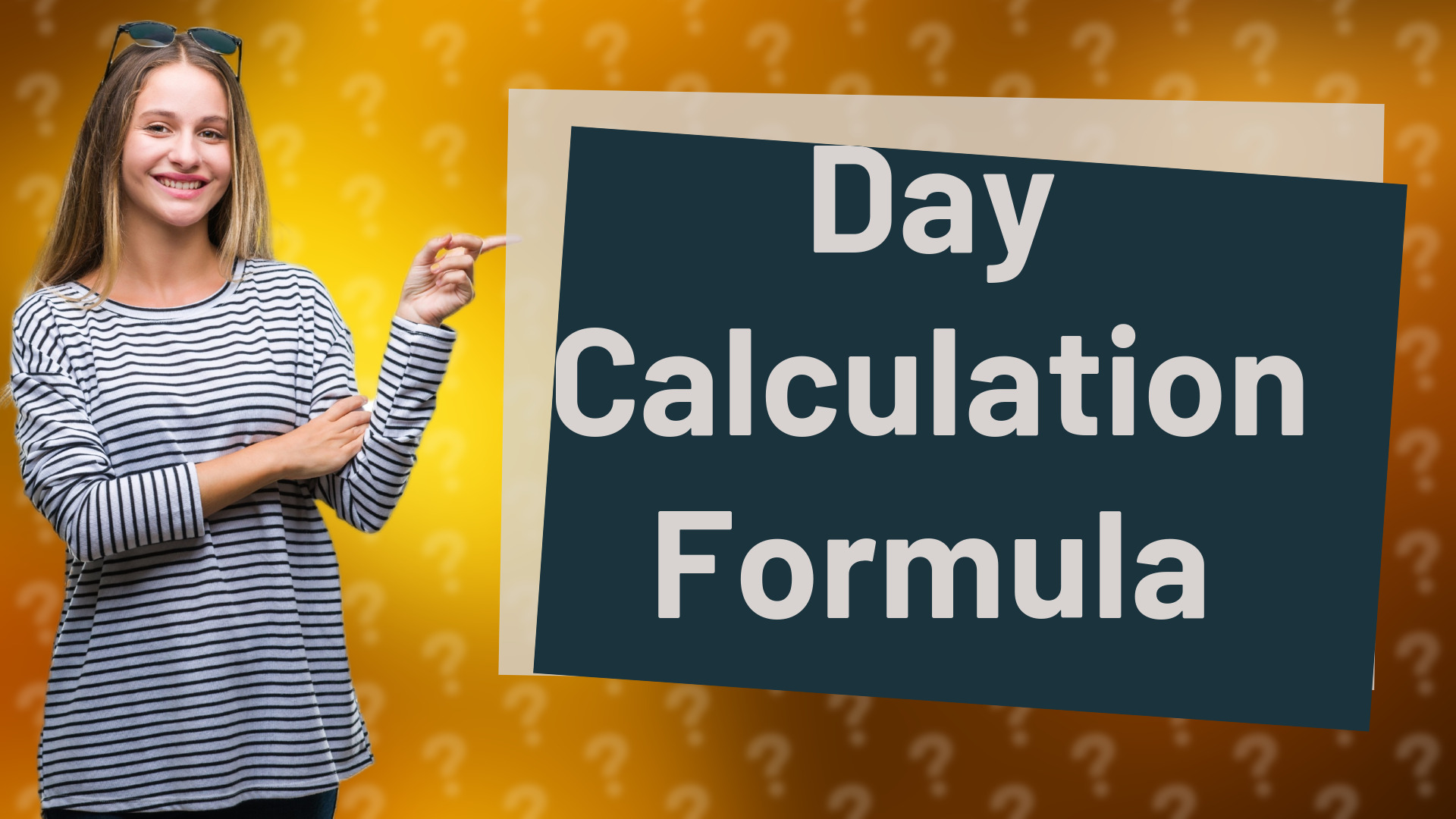Day Calculation Formula