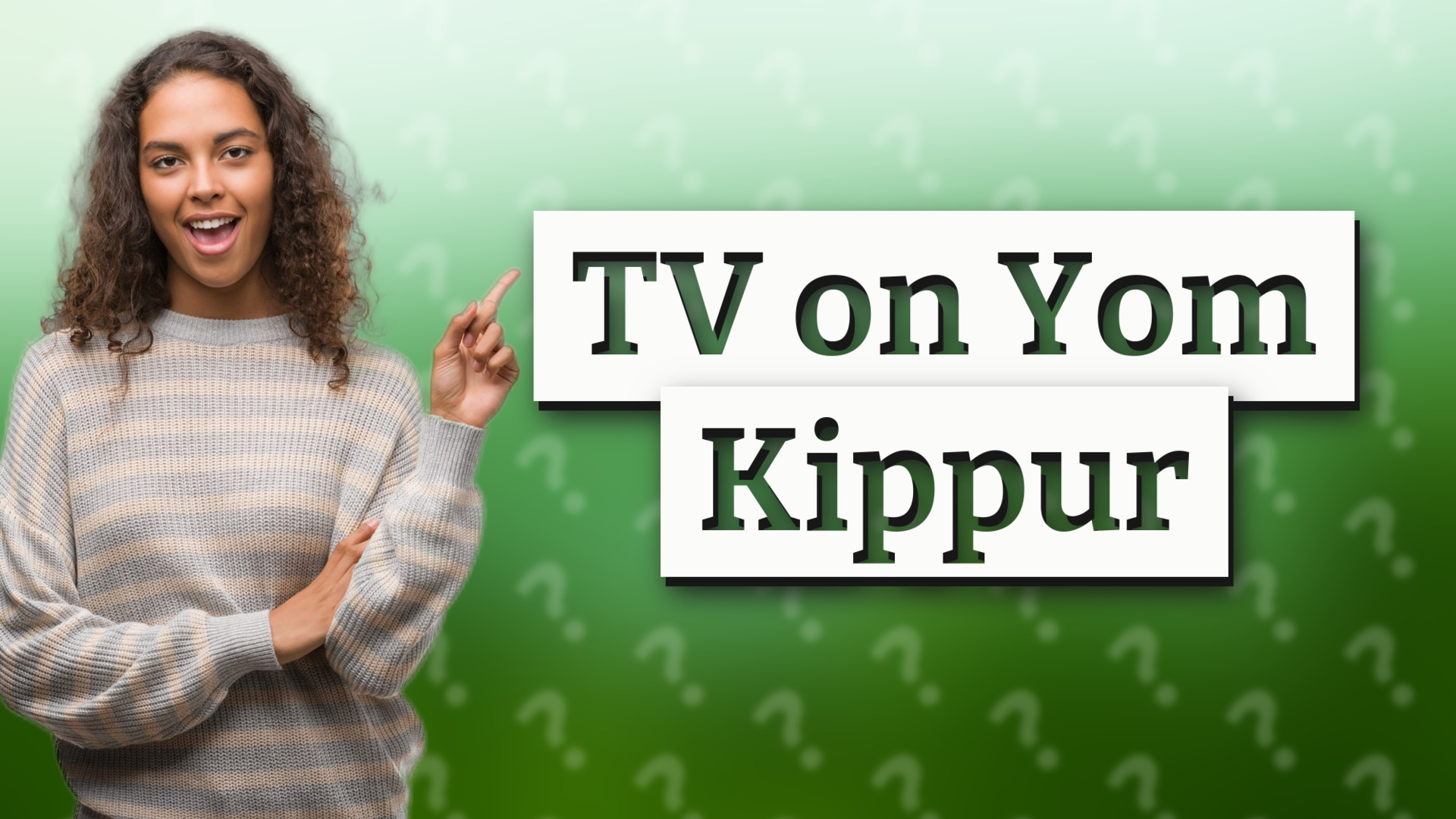 TV on Yom Kippur