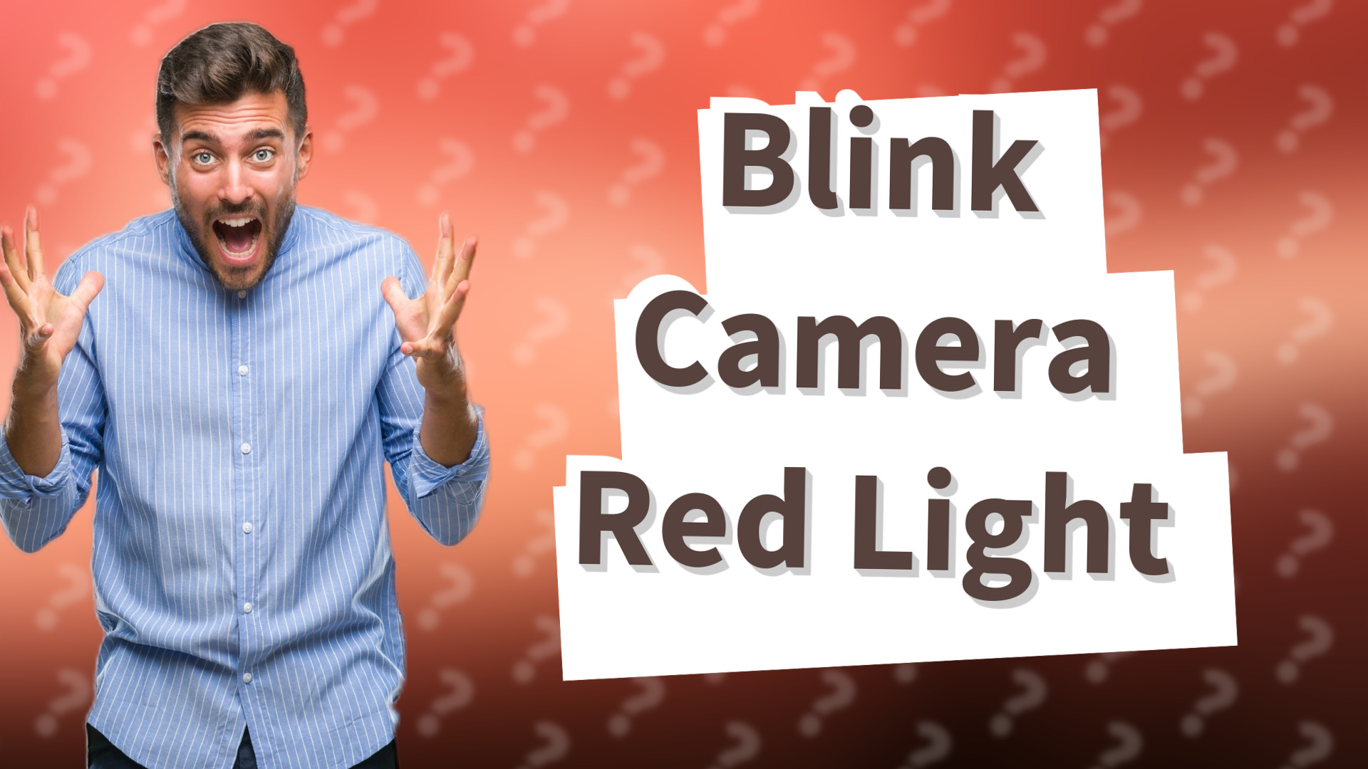 Blink Camera Red Light