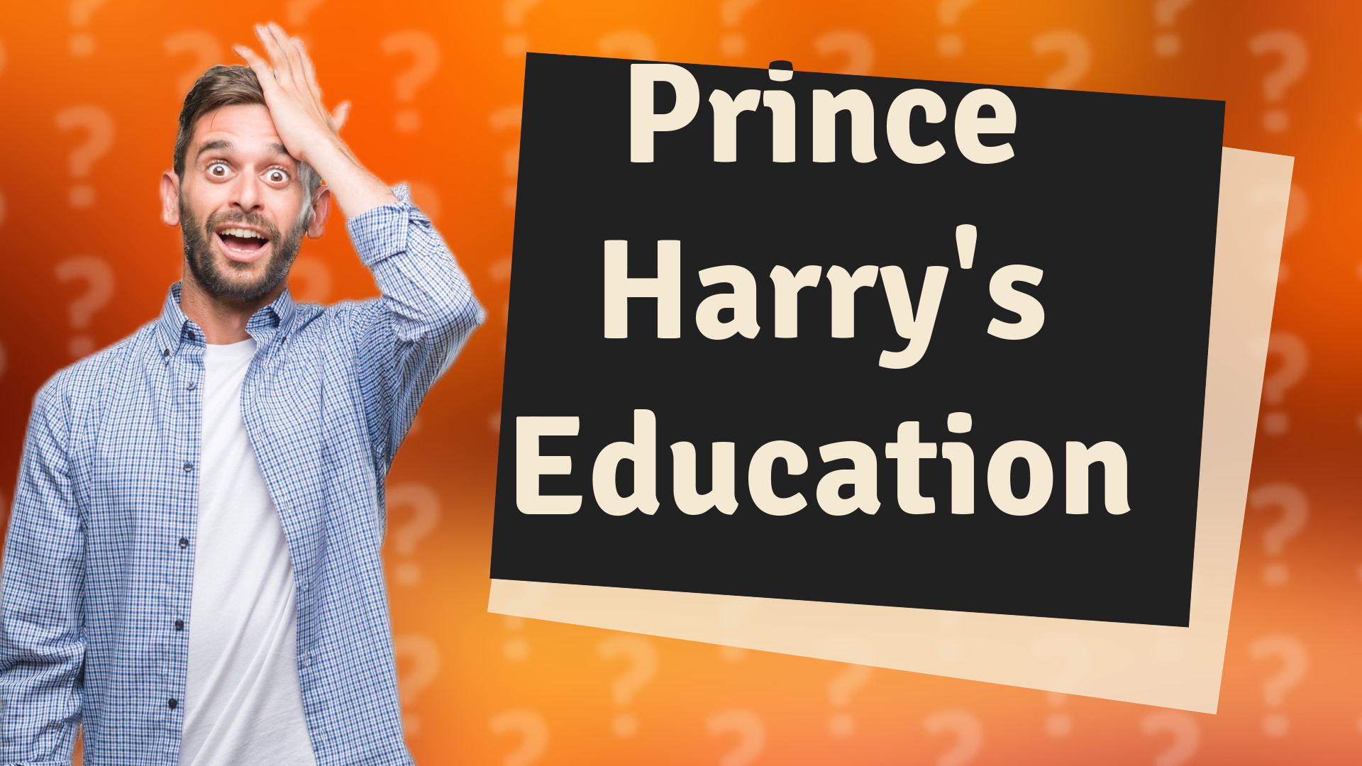 Prince Harry's Education