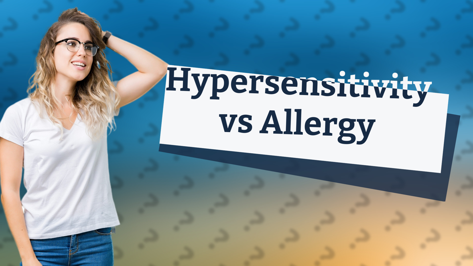 Hypersensitivity vs Allergy