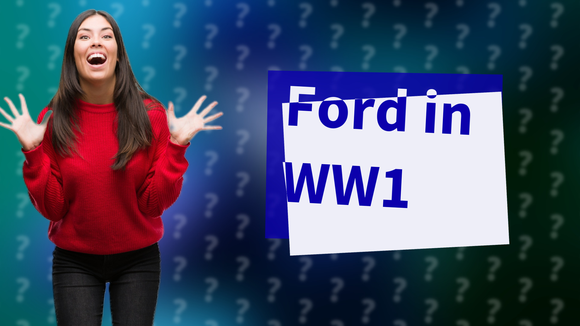 Ford in WW1