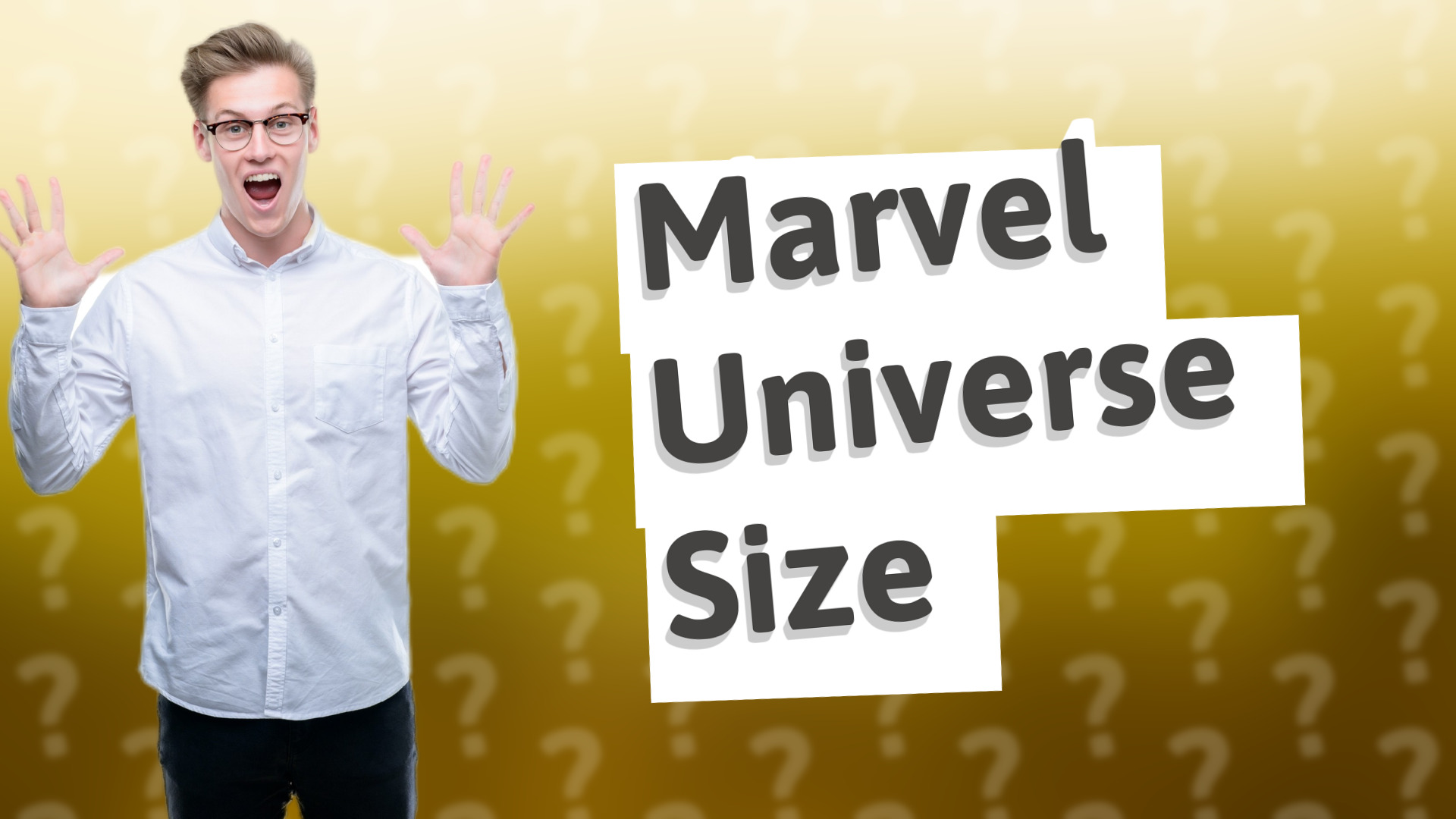 Marvel Universe Size