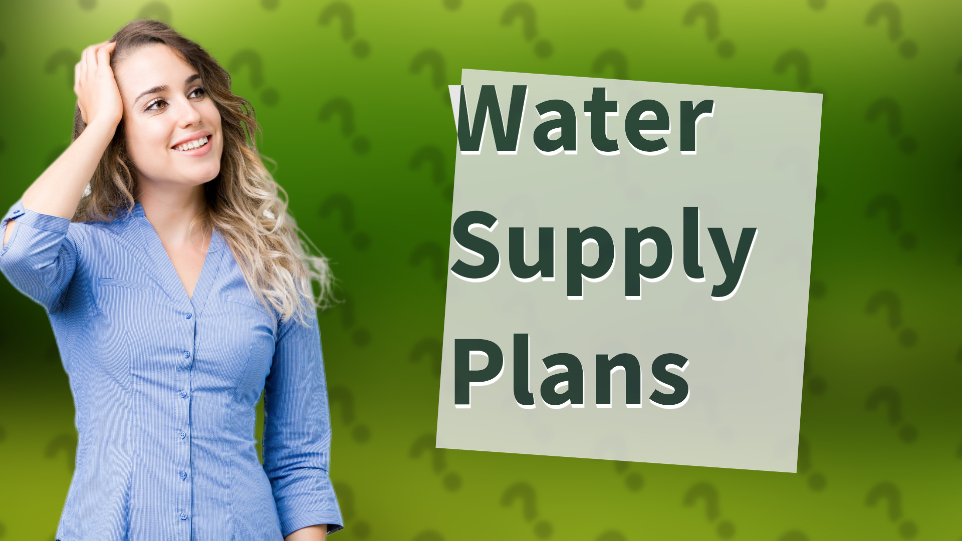Water Supply Plans