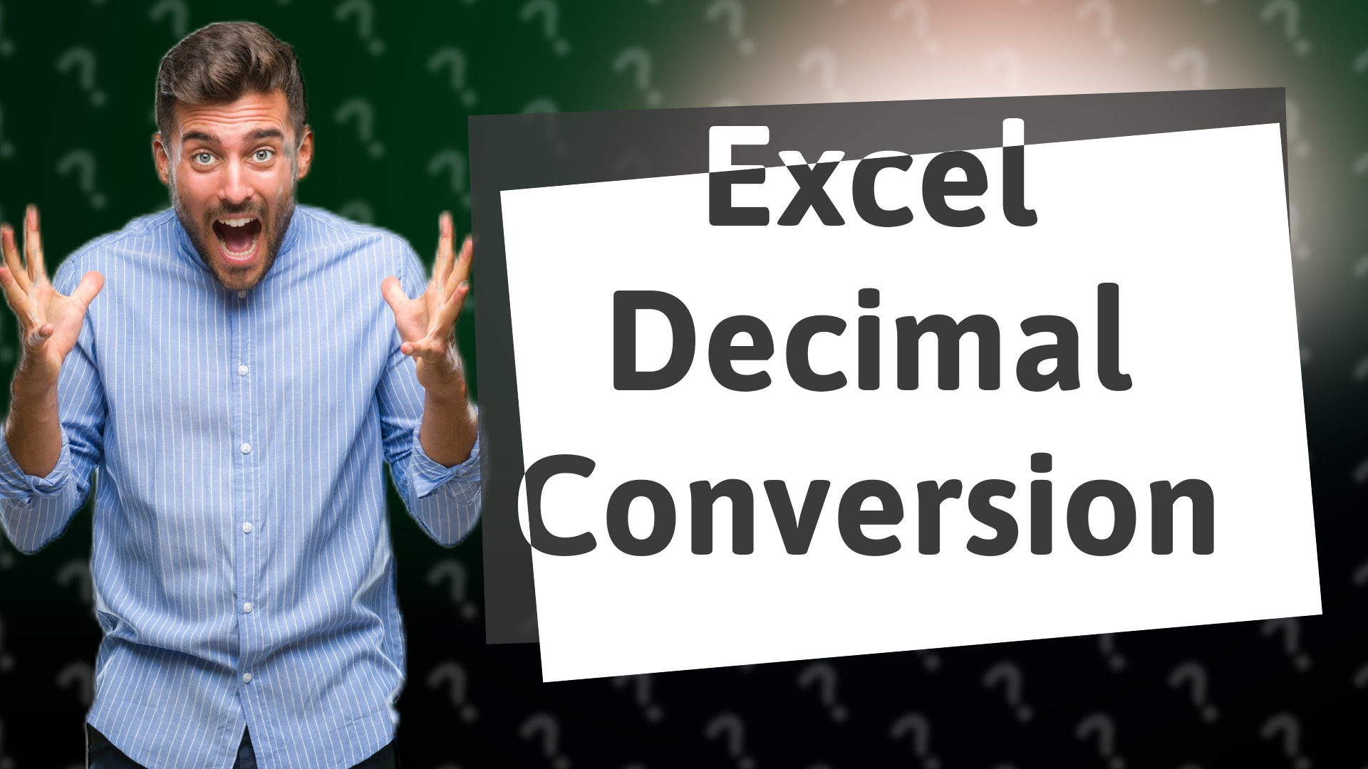 Excel Decimal Conversion