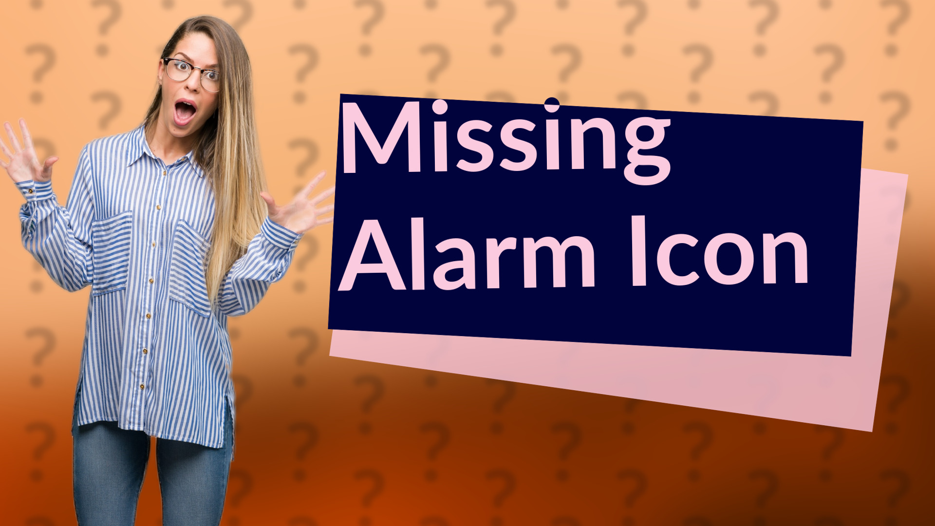 Missing Alarm Icon
