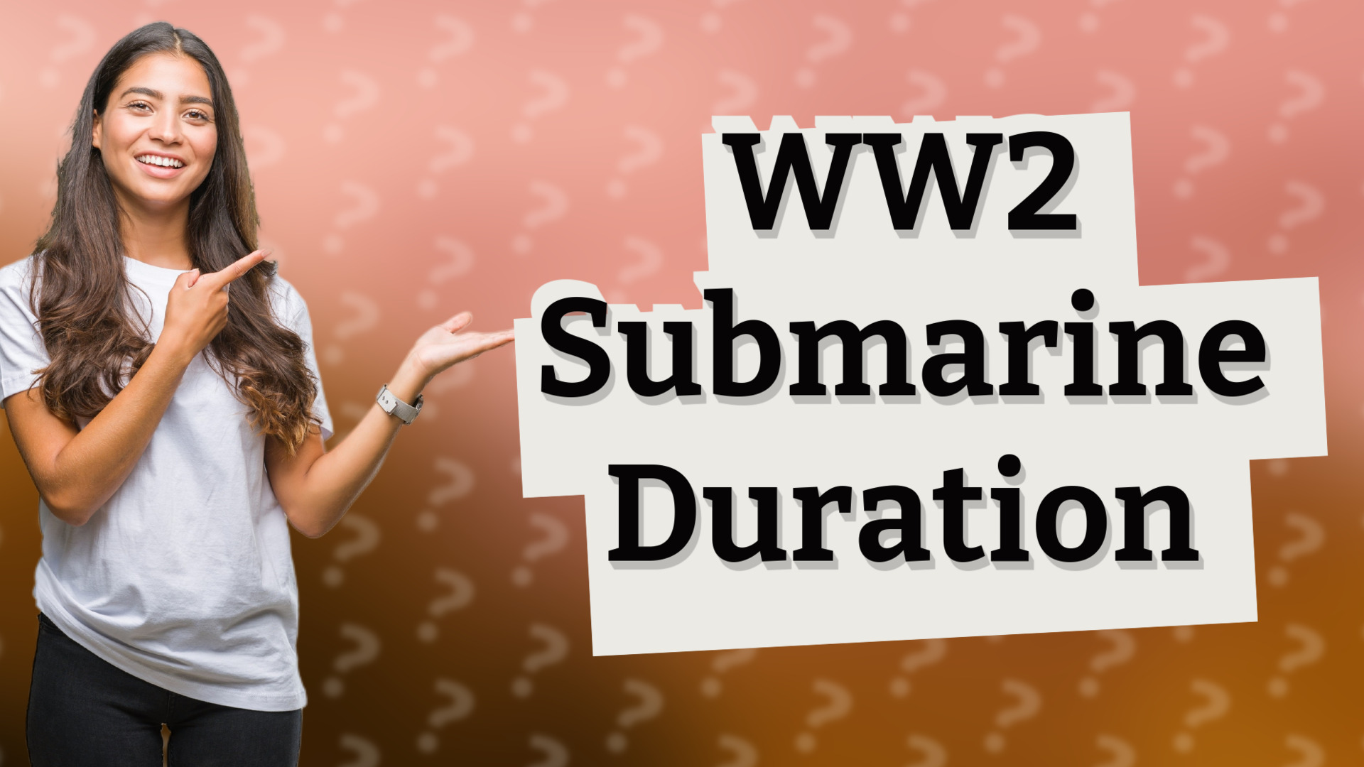 WW2 Submarine Duration