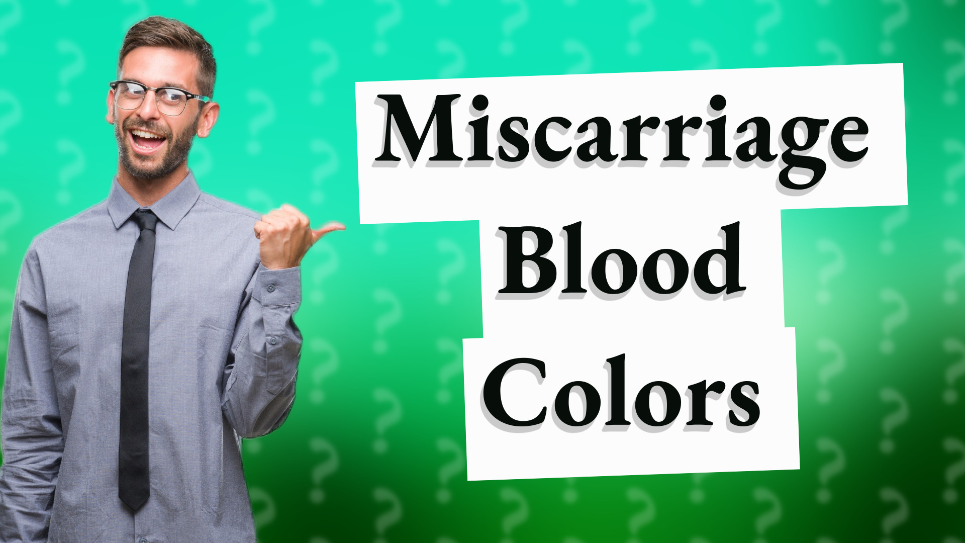 Miscarriage Blood Colors