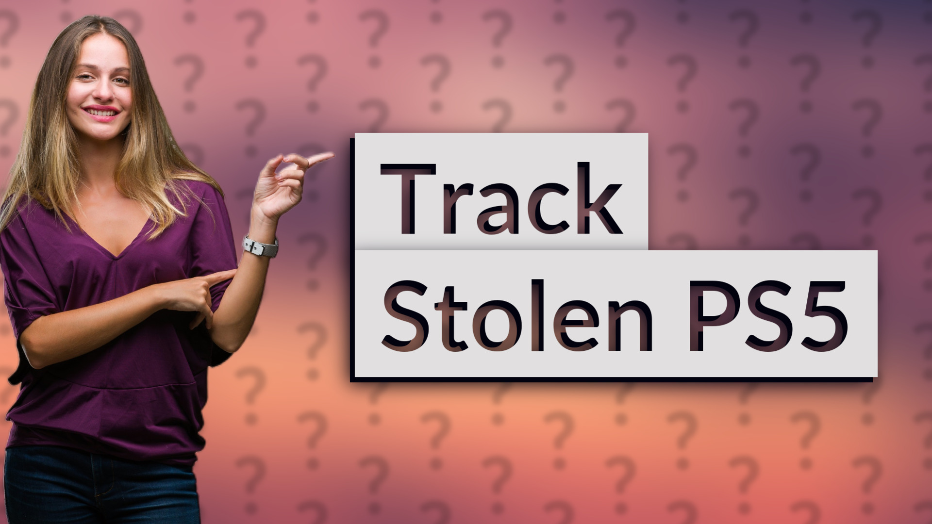 Track Stolen PS5