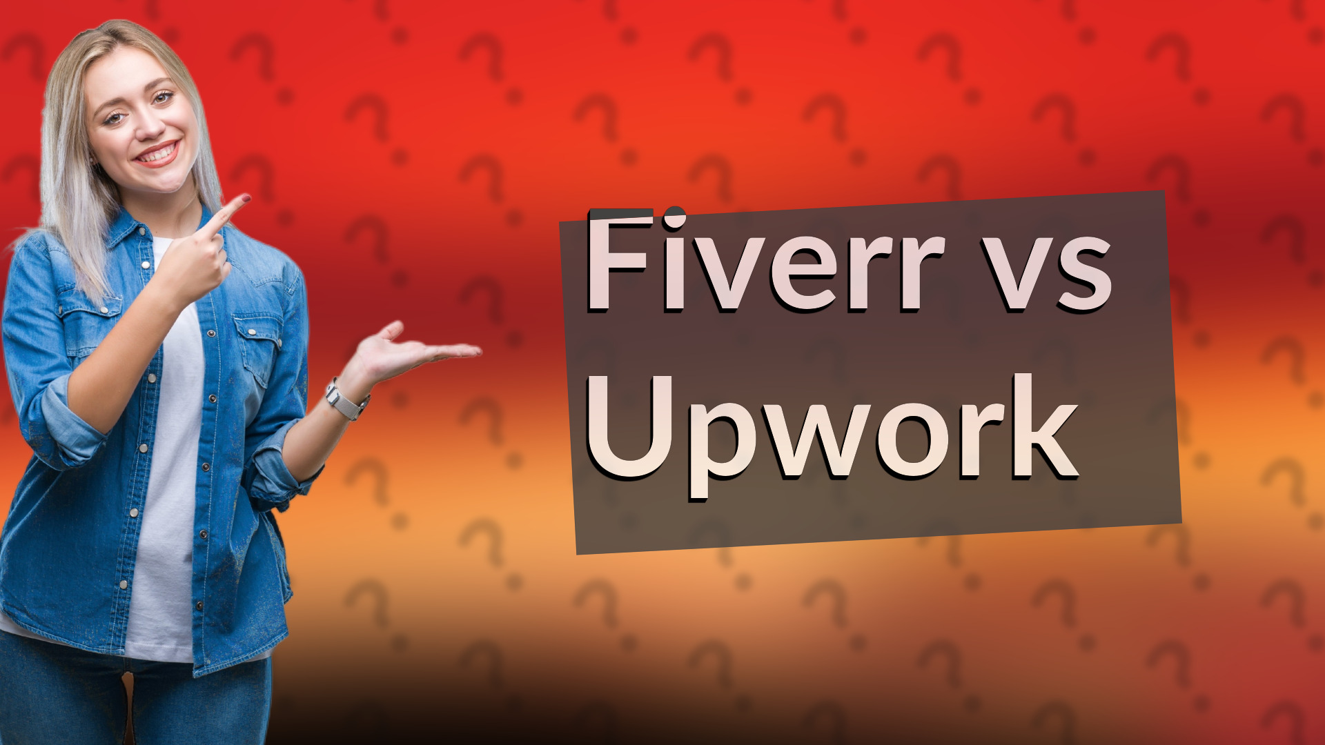 Fiverr vs Upwork