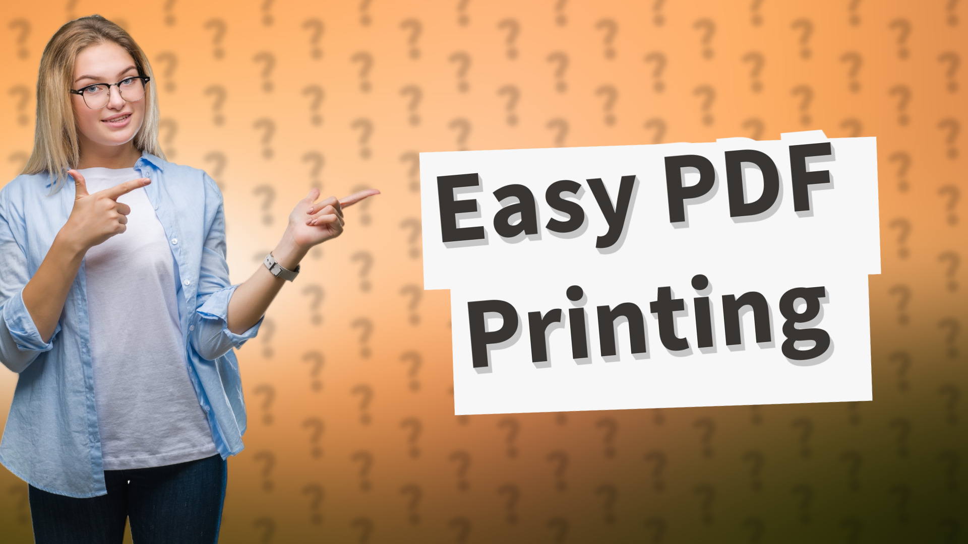 Easy PDF Printing