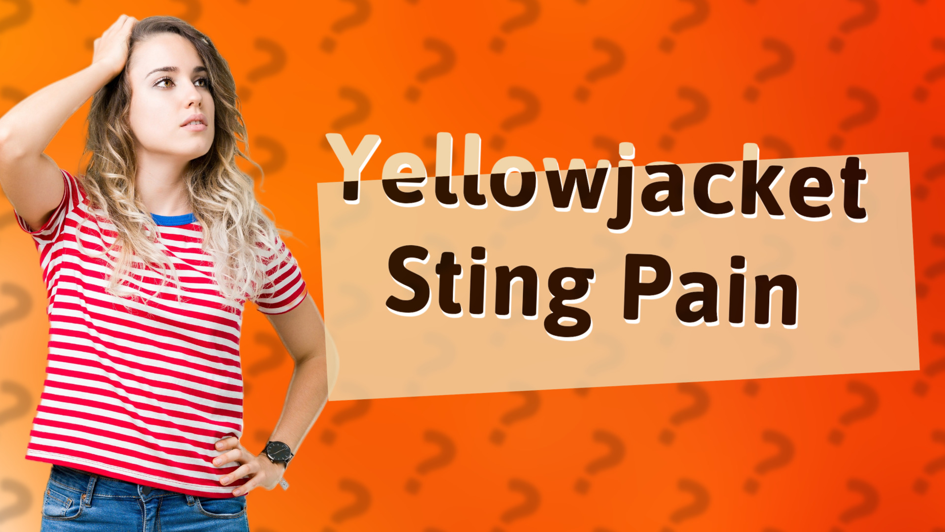 Yellowjacket Sting Pain