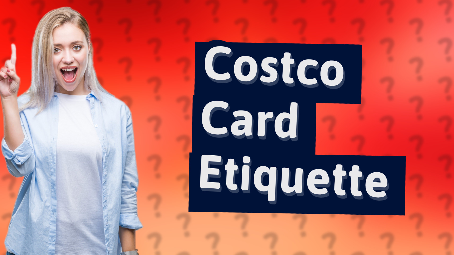 Costco Card Etiquette