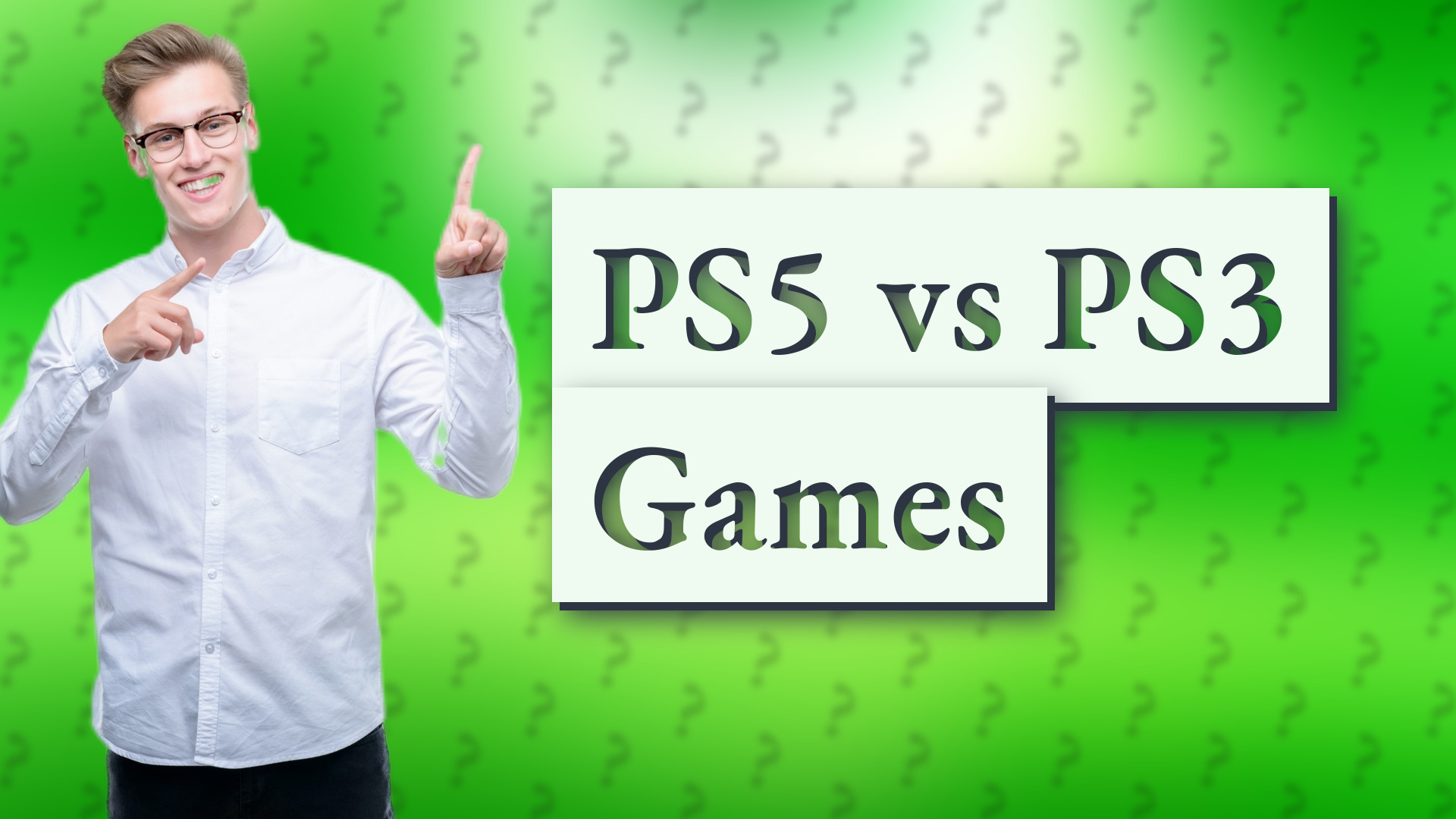 PS5 vs PS3 Games