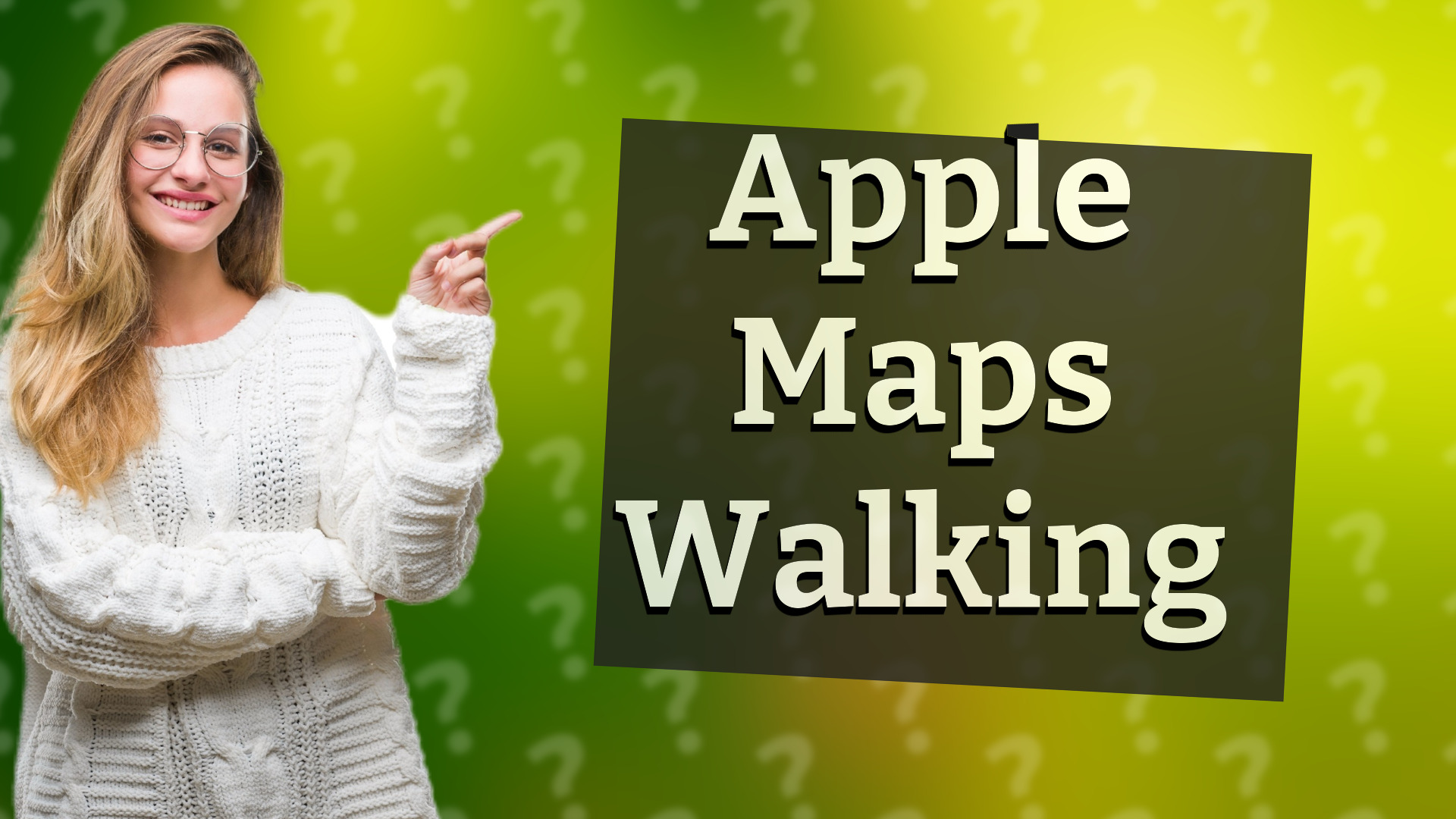 Apple Maps Walking