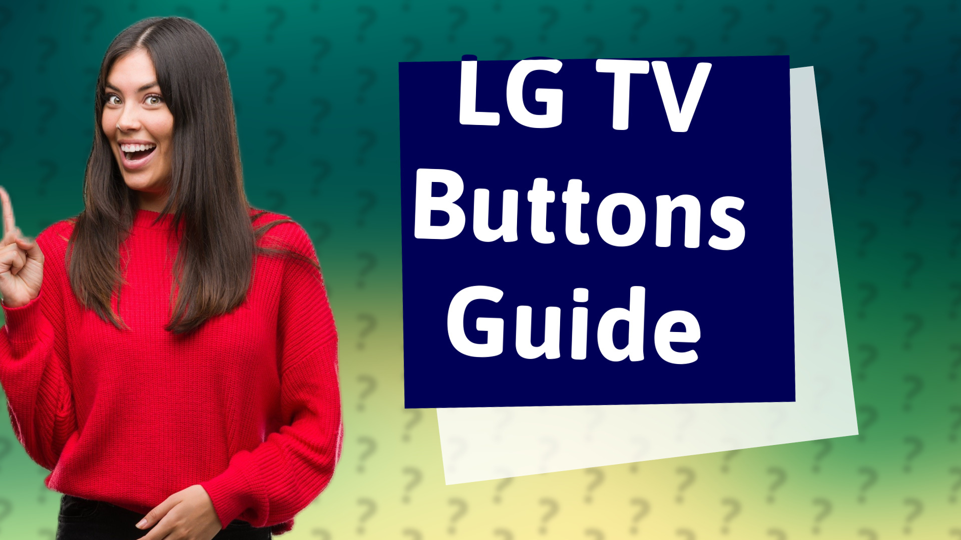 LG TV Buttons Guide