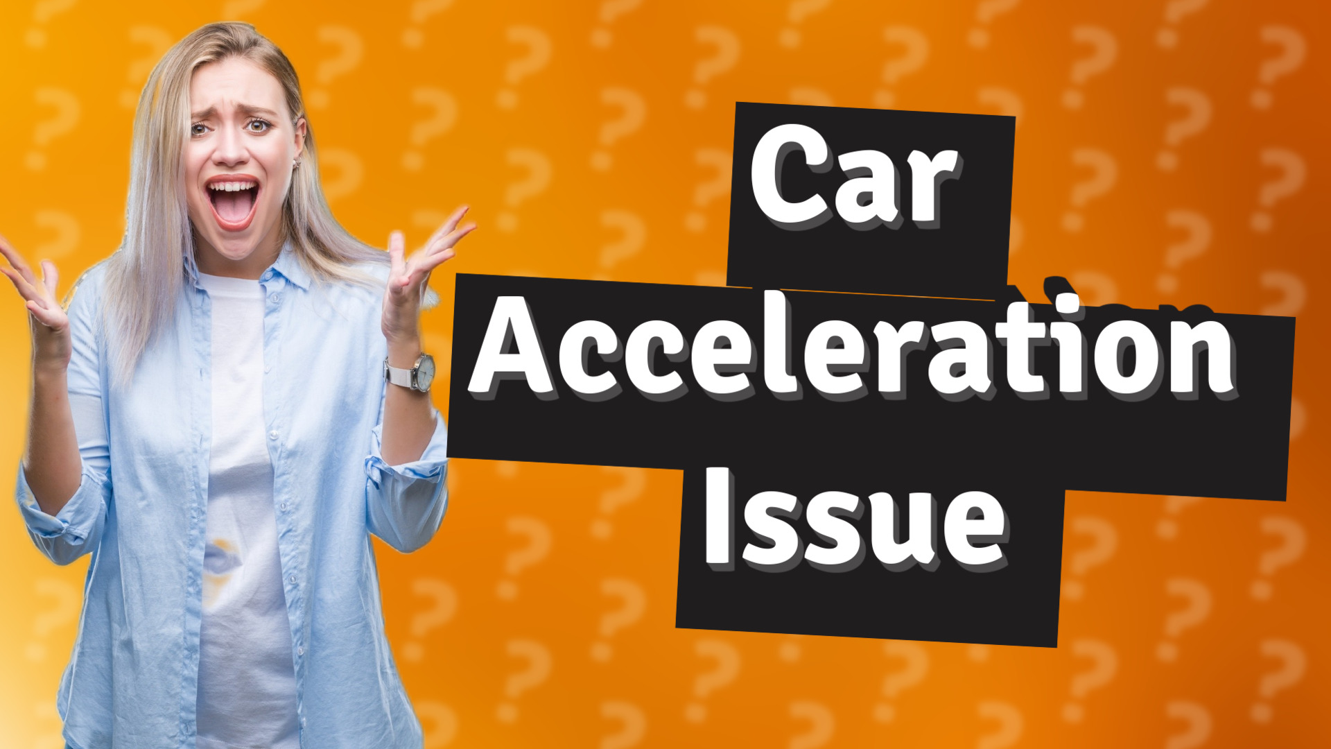 Car Acceleration Issue