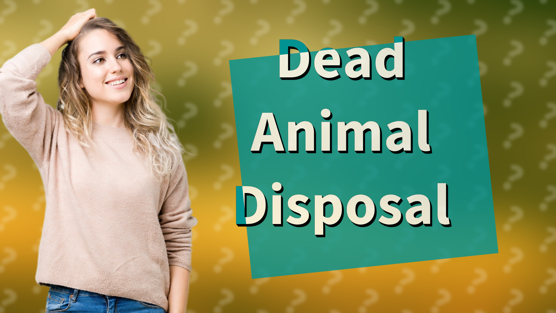 Dead Animal Disposal