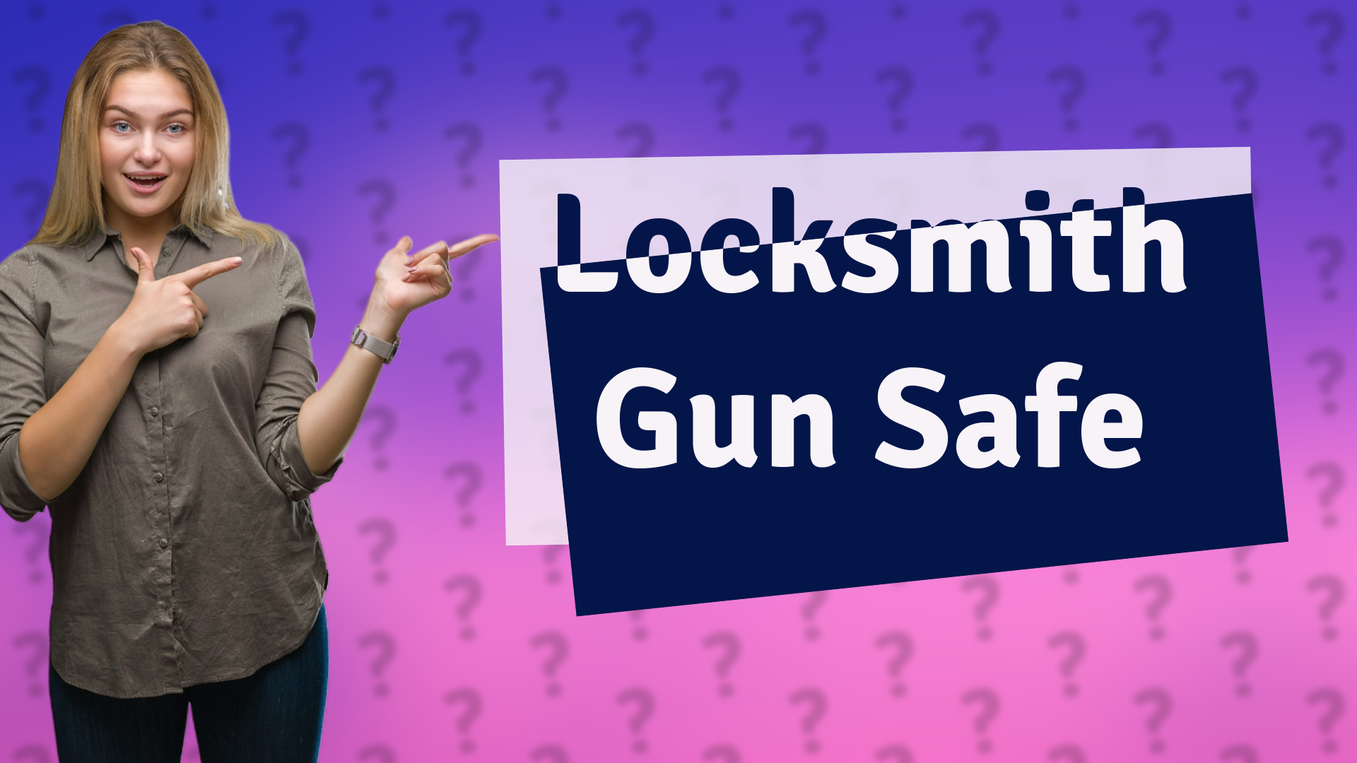 Locksmith Gun Safe