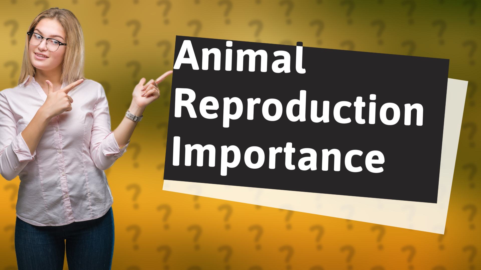 Animal Reproduction Importance