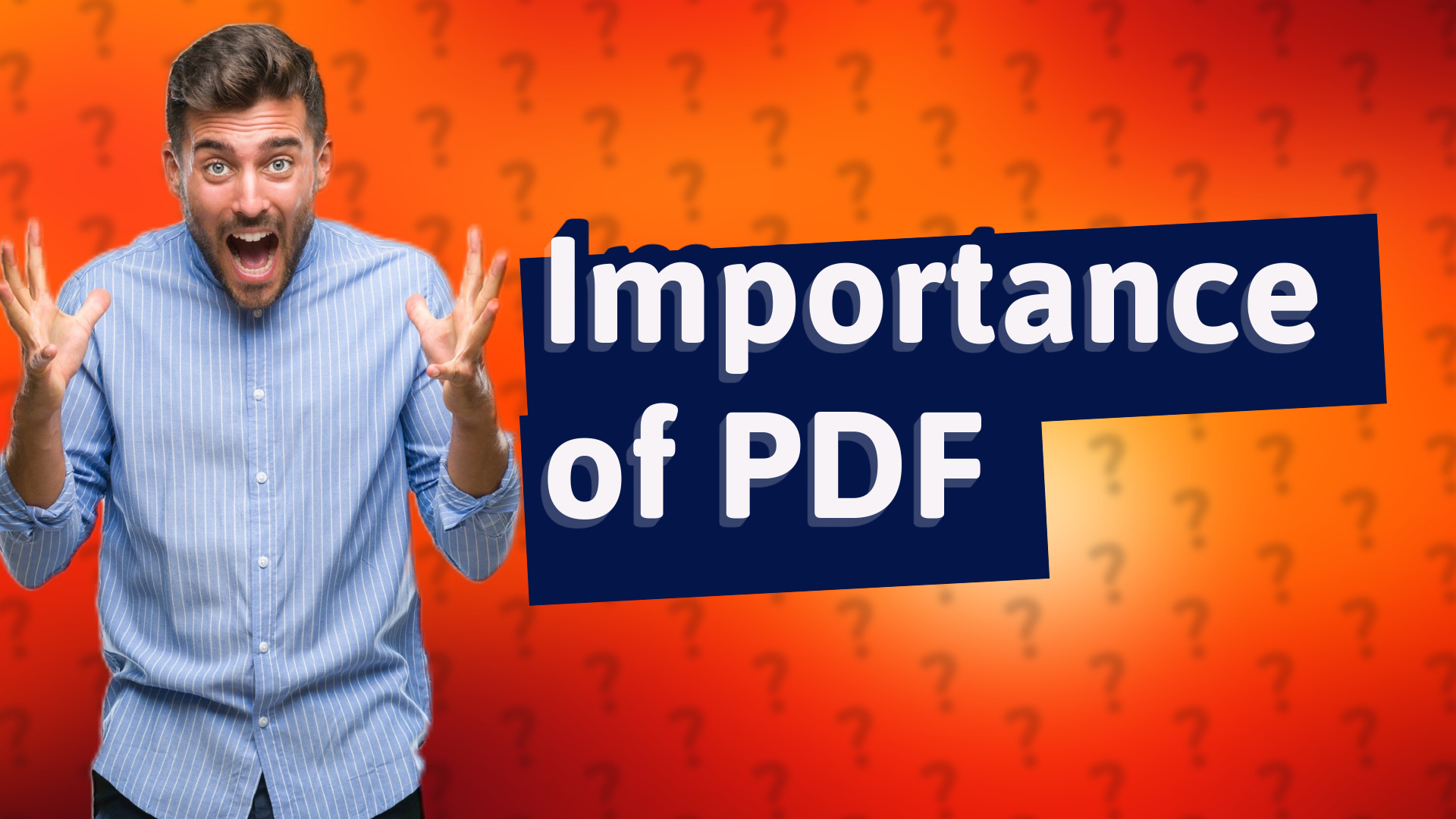 Importance of PDF