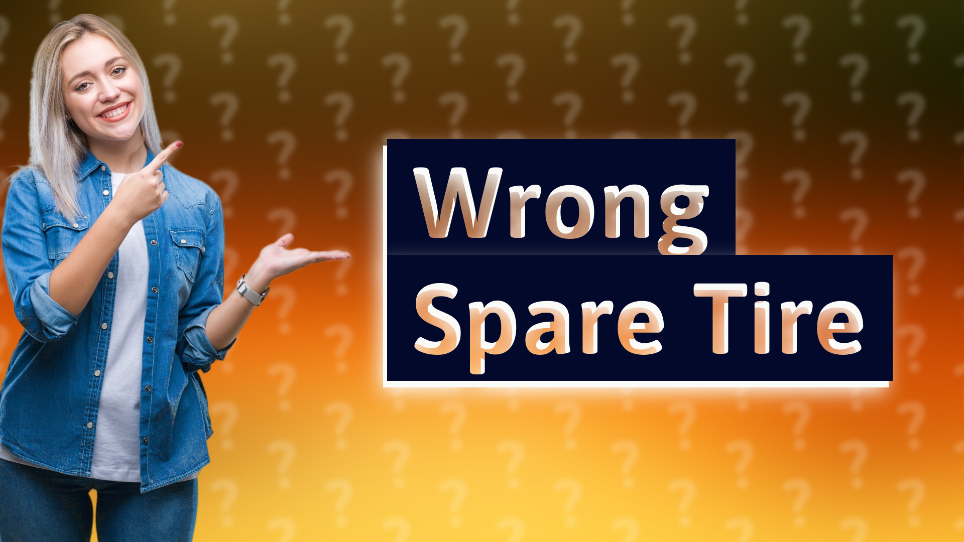Wrong Spare Tire
