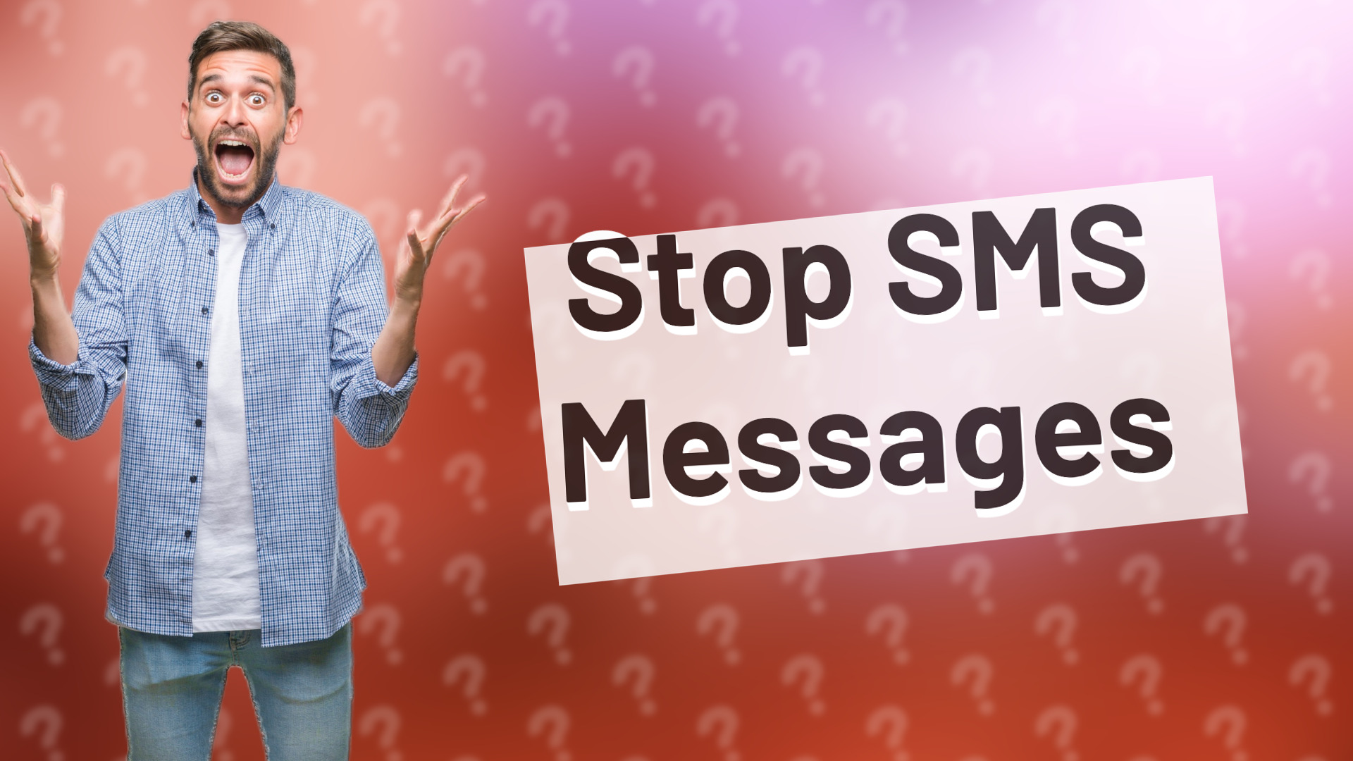 Stop SMS Messages