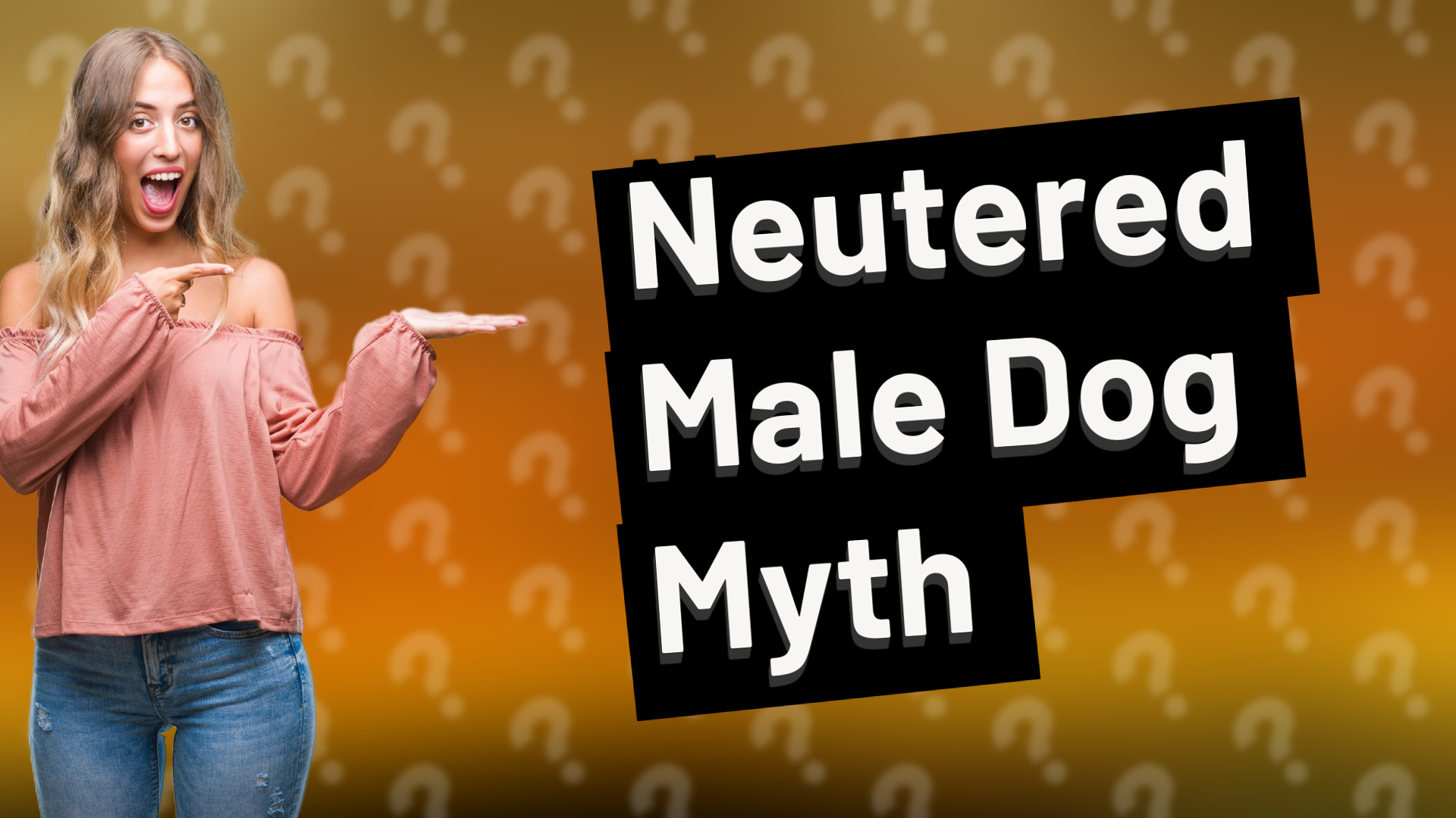Neutered Male Dog Myth