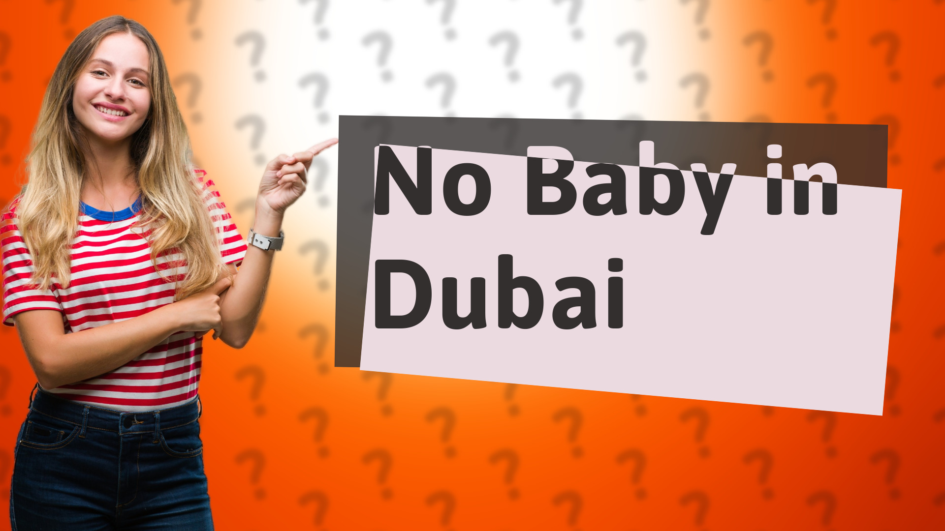 No Baby in Dubai