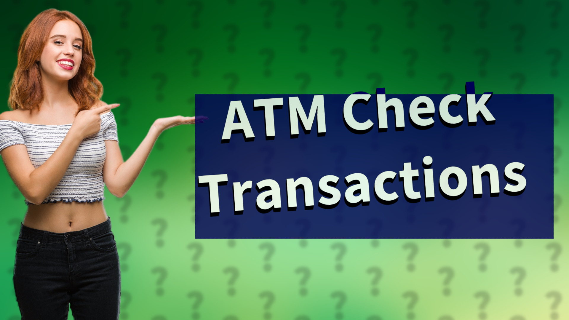 ATM Check Transactions