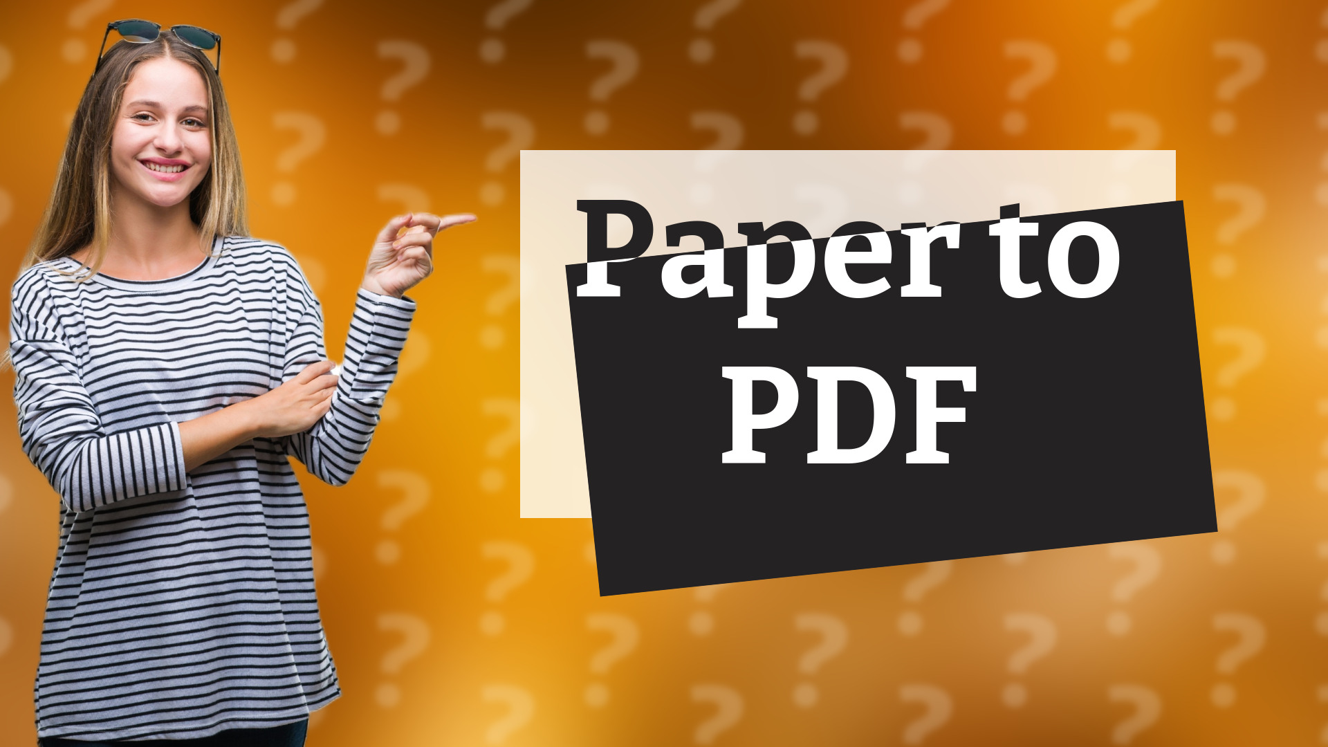 Paper to PDF