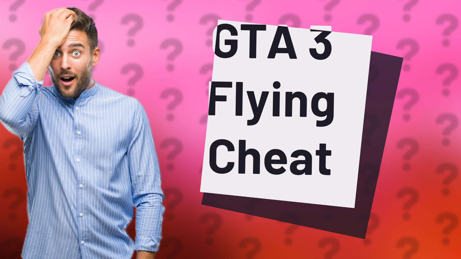 GTA 3 Flying Cheat