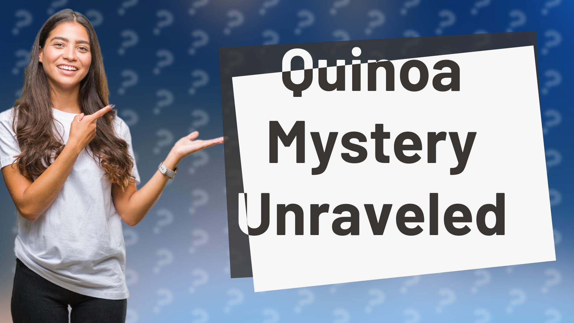 Quinoa Mystery Unraveled