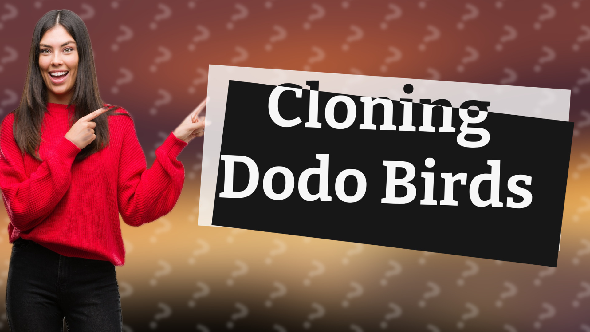 Cloning Dodo Birds