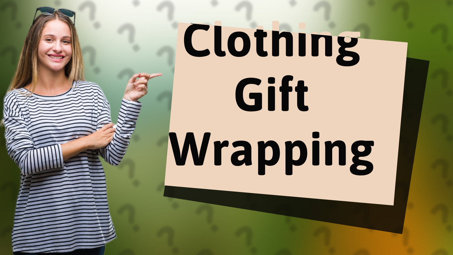 Clothing Gift Wrapping