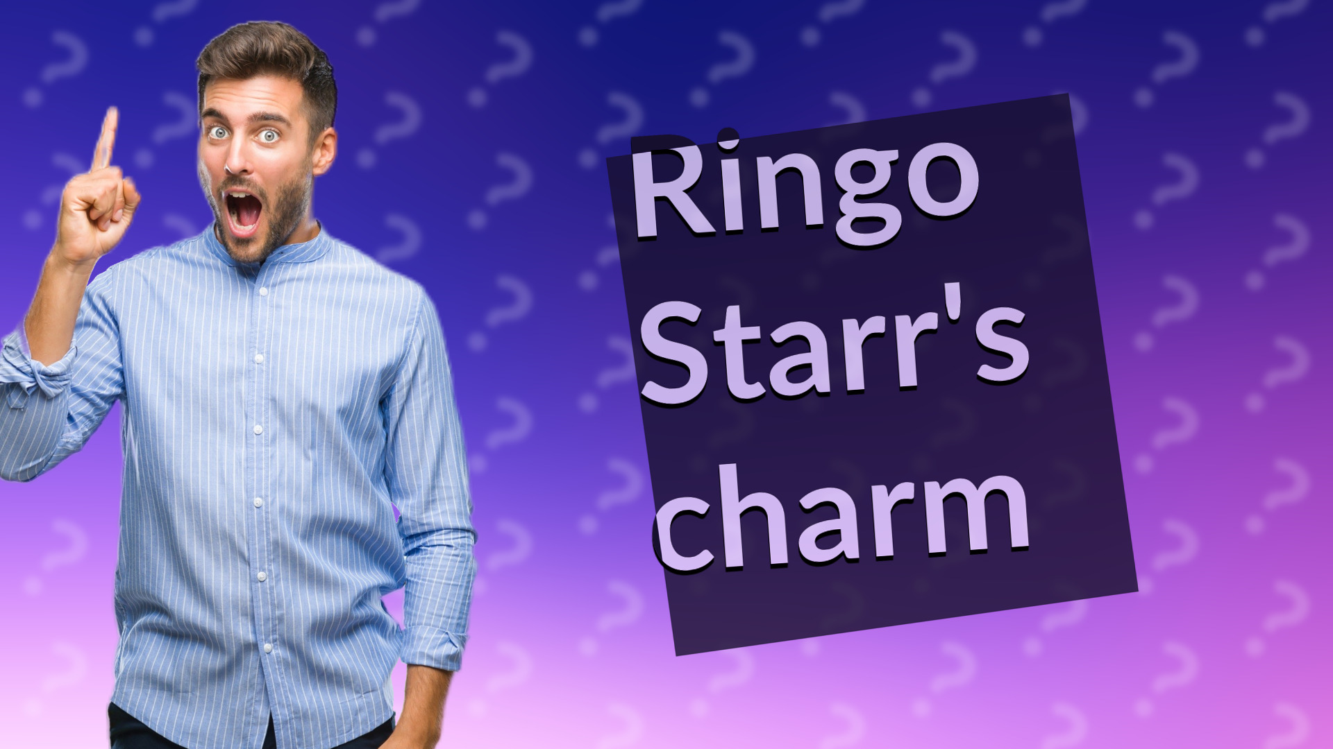 Ringo Starr's charm