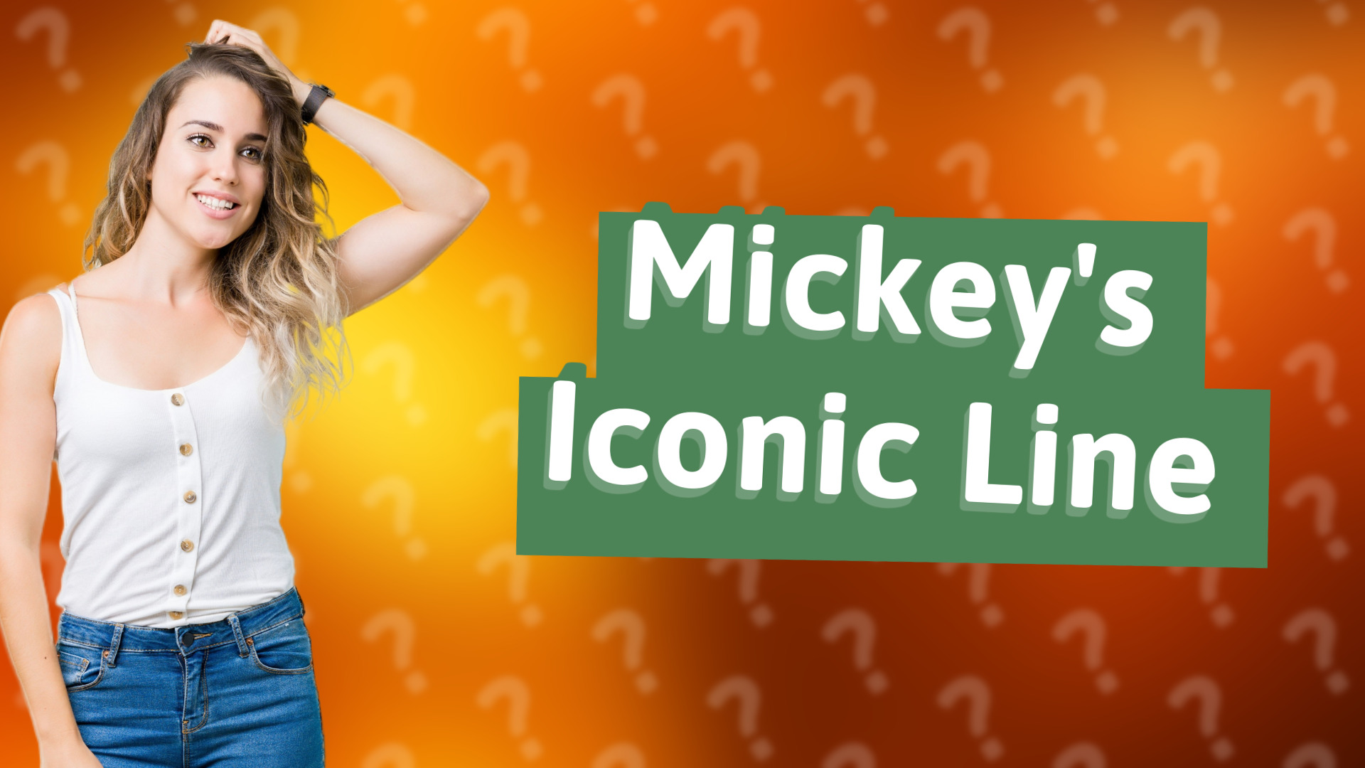 Mickey's Iconic Line