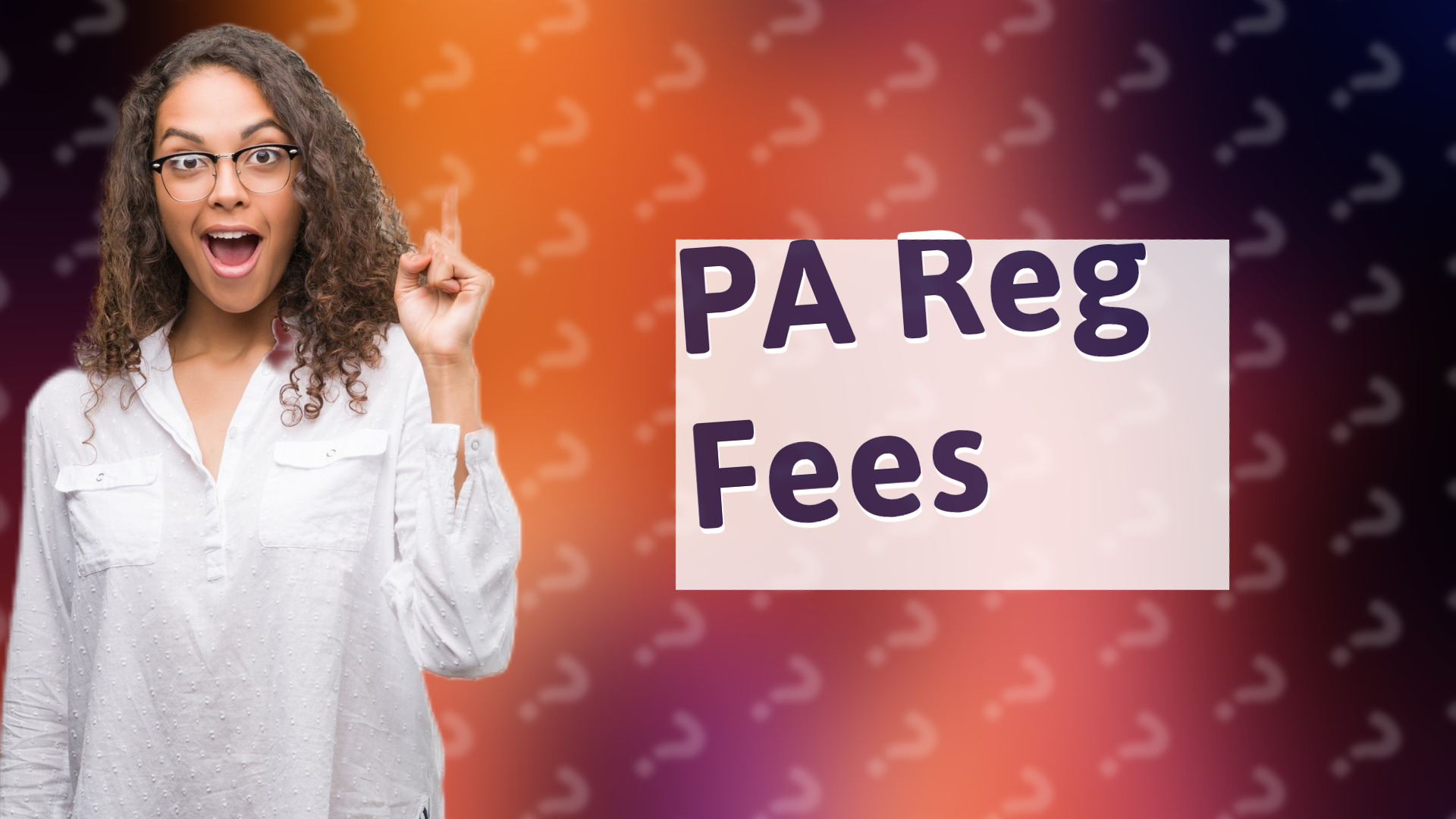 PA Reg Fees